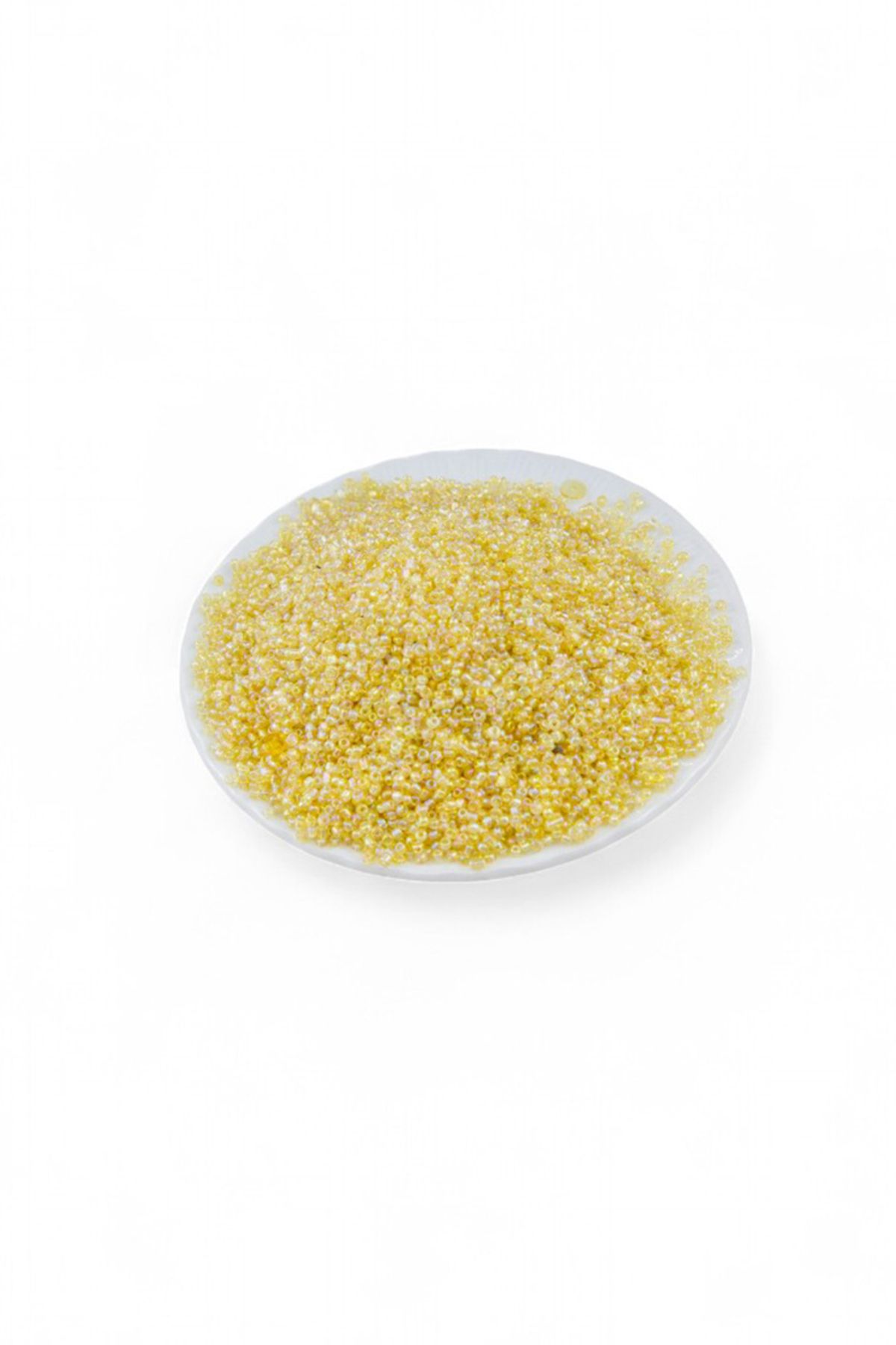 Serhat Aksesuar ve El İşçilik Az Janjan Sarı (11/0) 2 mm Kum Boncuğu 100 gr