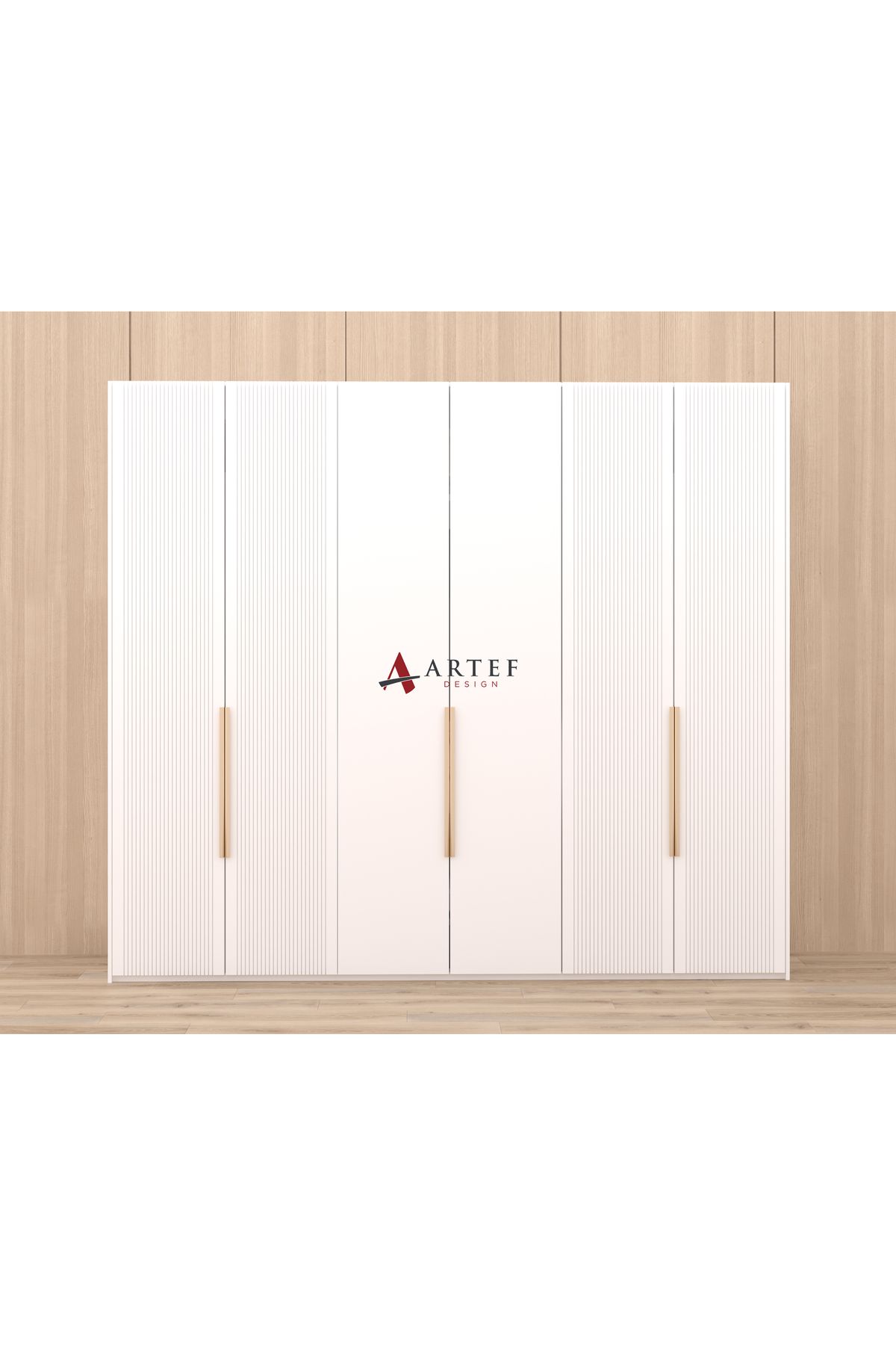 ARTEFDESIGN Ella Beyaz Country Gardırop