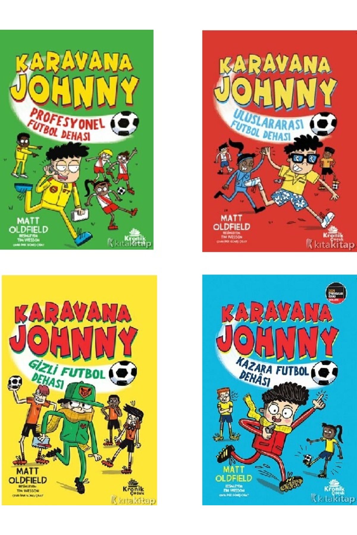 Kronik Kitap Karavana Johnny - Matt Oldfield 4 KİTAP SET ( ÜCRETSİZ KARGO )