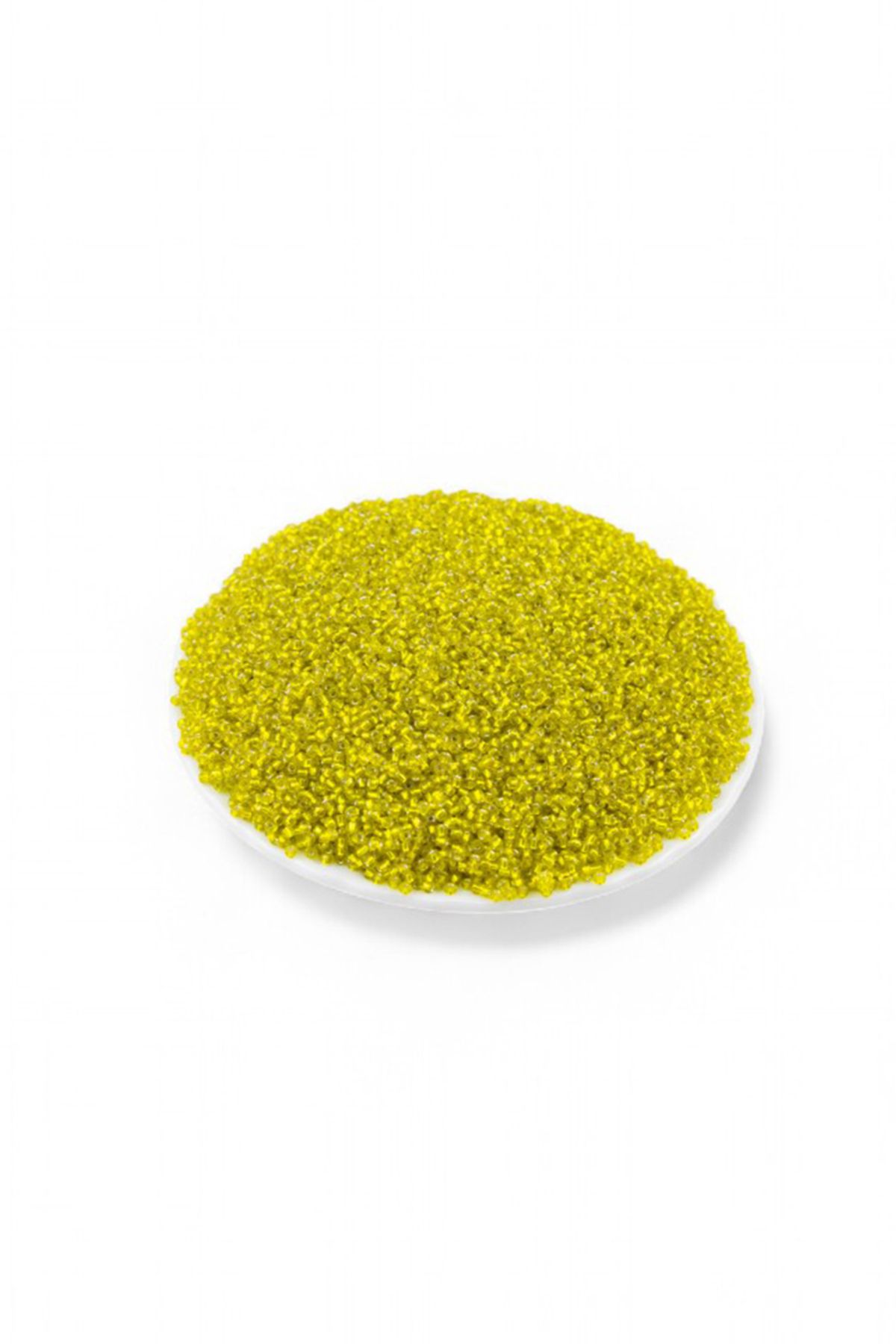 Serhat Aksesuar ve El İşçilik Kristal Limon Sarı (11/0) 2 mm Kum Boncuğu 100 gr