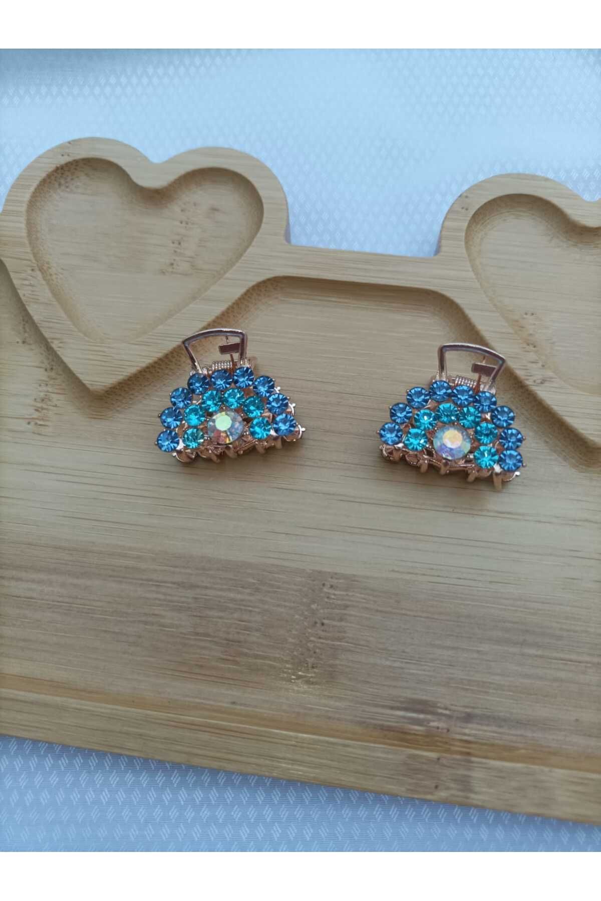 JHTshop 2li Taşlı Mandal Toka Kadın* 2,5cm/ *2,5cm*