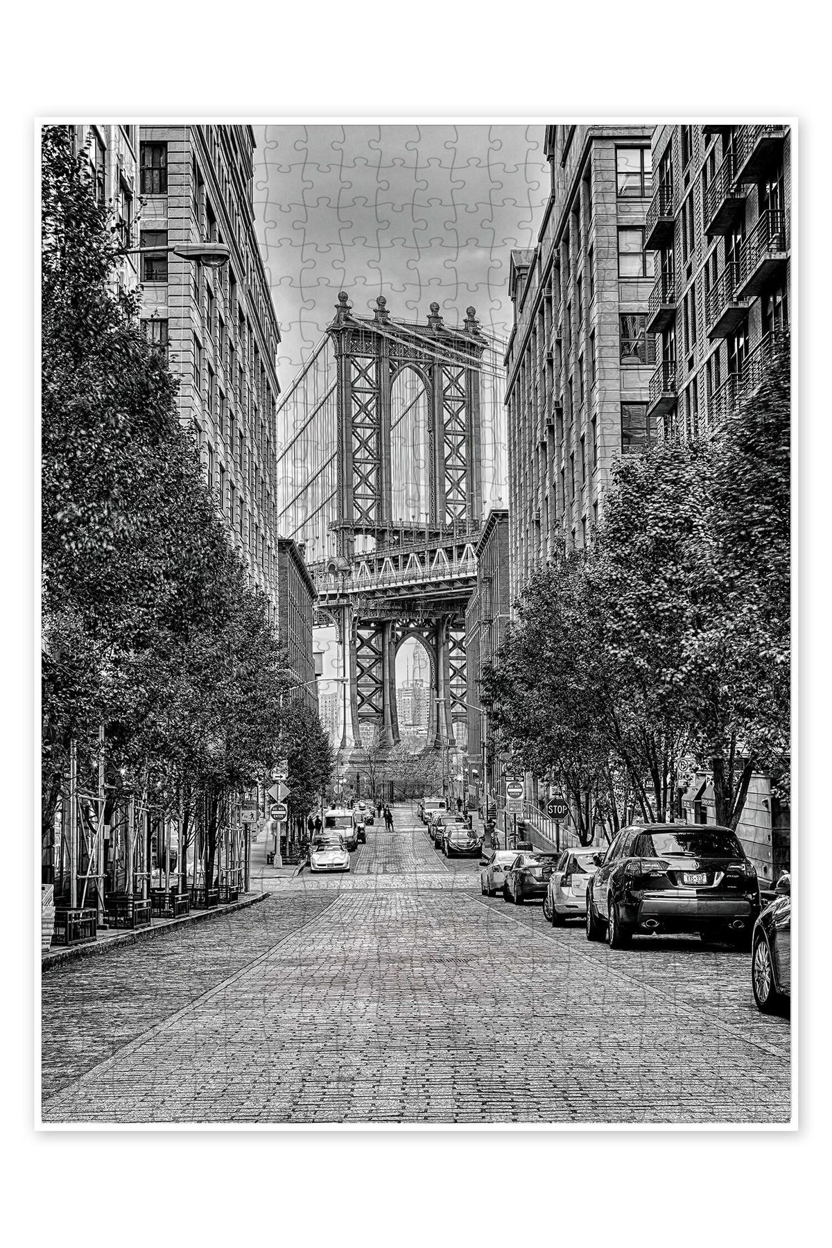Jeronkarji Manhattan Köprüsü 500 Parça Puzzle Yapboz Şehir Manzara Temalı Hobilik