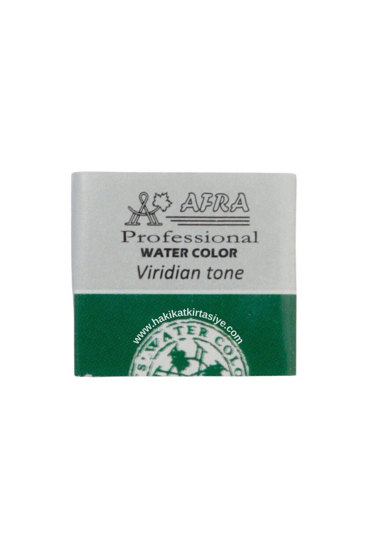 Afra Profesyonel Tam Tablet Sulu Boya 558 Viridian Tone