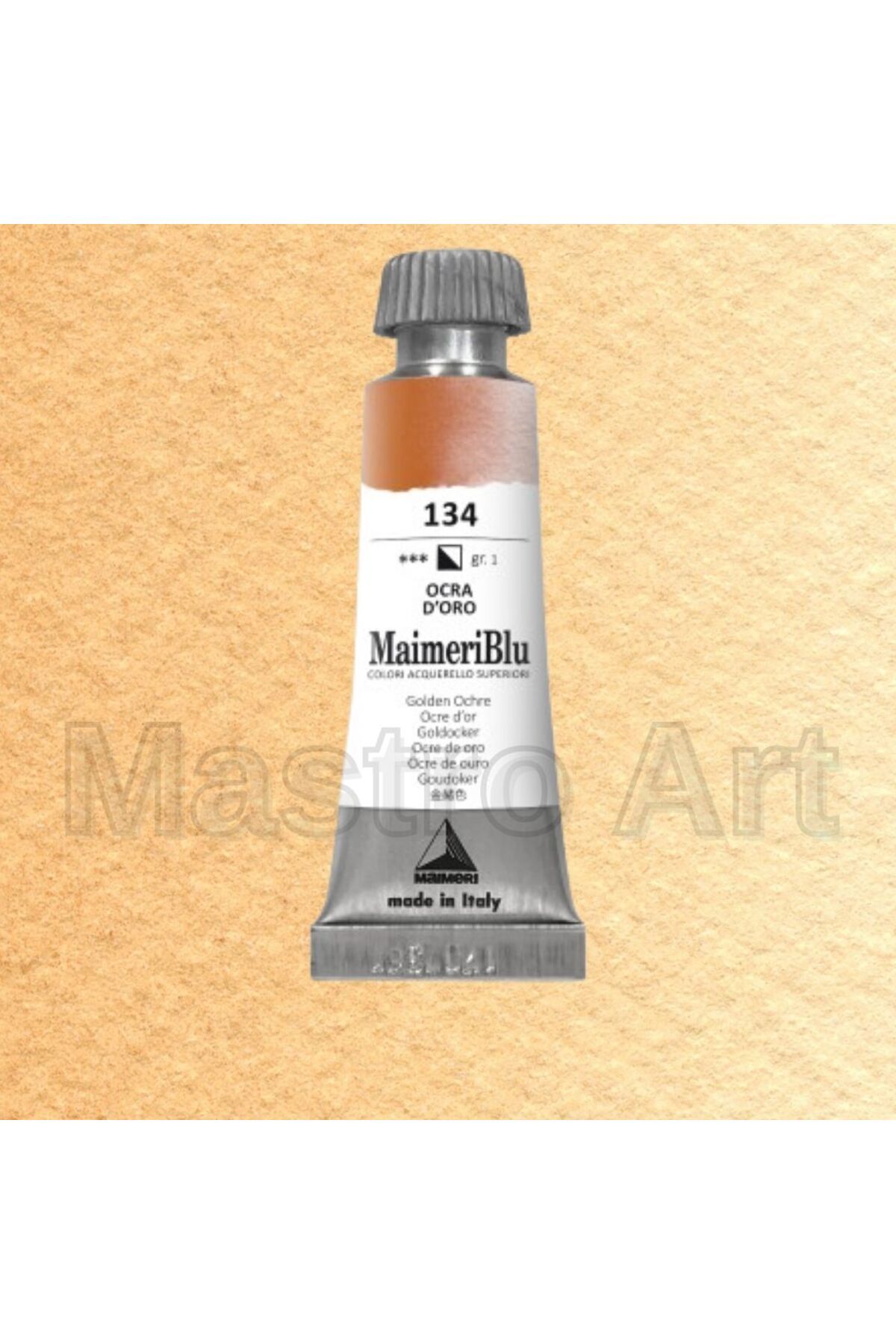 Maimeri Blu Pro Tüp Sulu Boya 12 ml S1 134 Golden Ochre