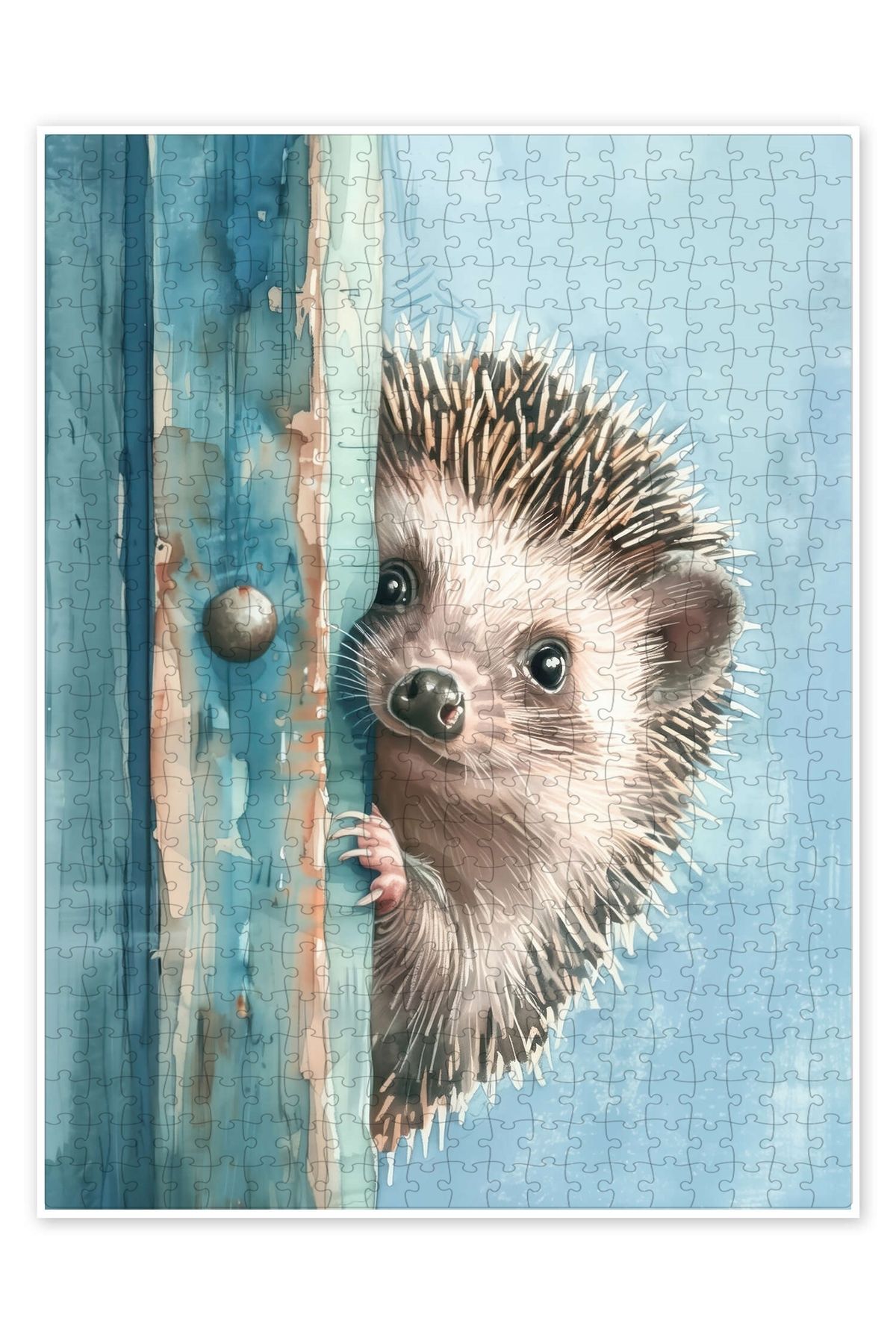 Jeronkarji Benim, Kirpi! 500 Parça Puzzle Yapboz Çocuklar için Neşeli Hayvan Temalı
