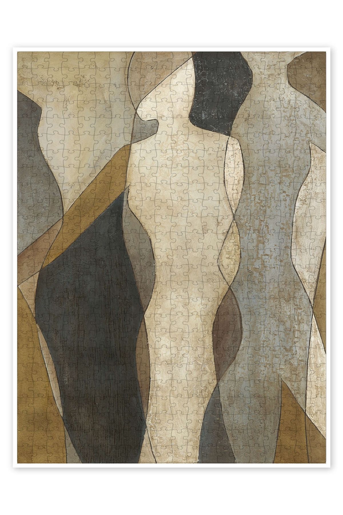 Jeronkarji Şekiller I 500 Parça Puzzle Yapboz Bohem Soyut Sanat Temalı
