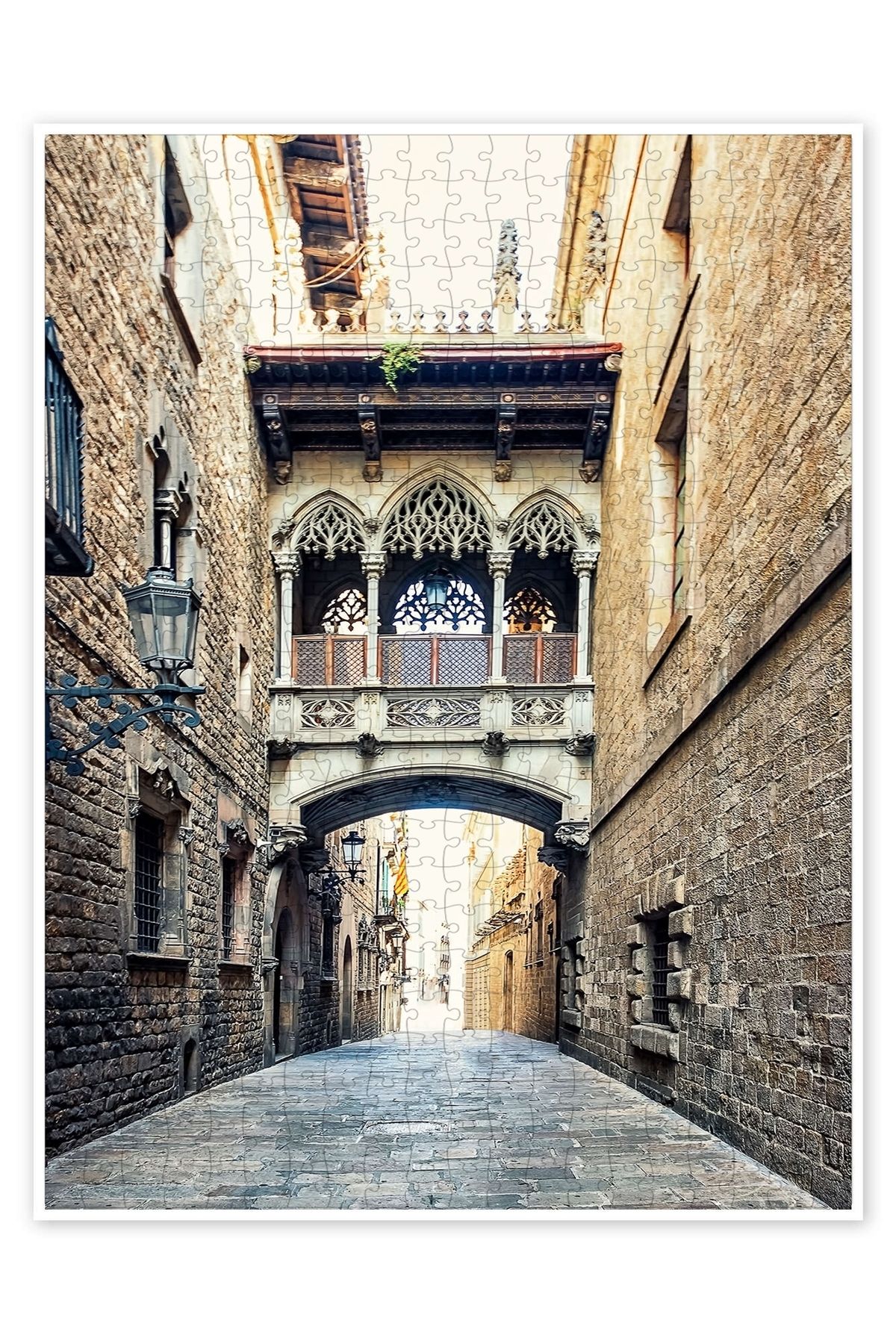 Jeronkarji Bishop's Bridge 500 Parça Puzzle Yapboz Şehir Manzara Temalı Hobilik