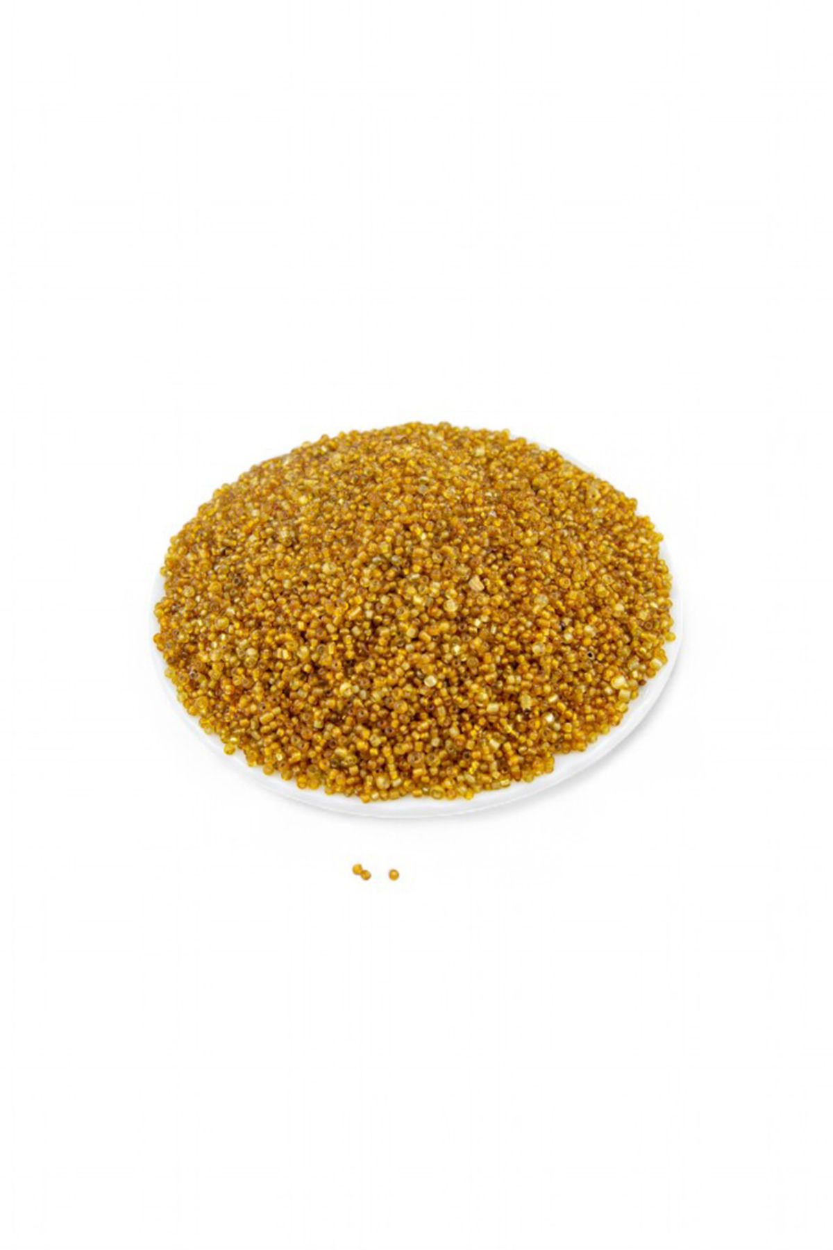 Serhat Aksesuar ve El İşçilik 2 Renk Bal (11/0) 2 mm Kum Boncuğu 100 gr