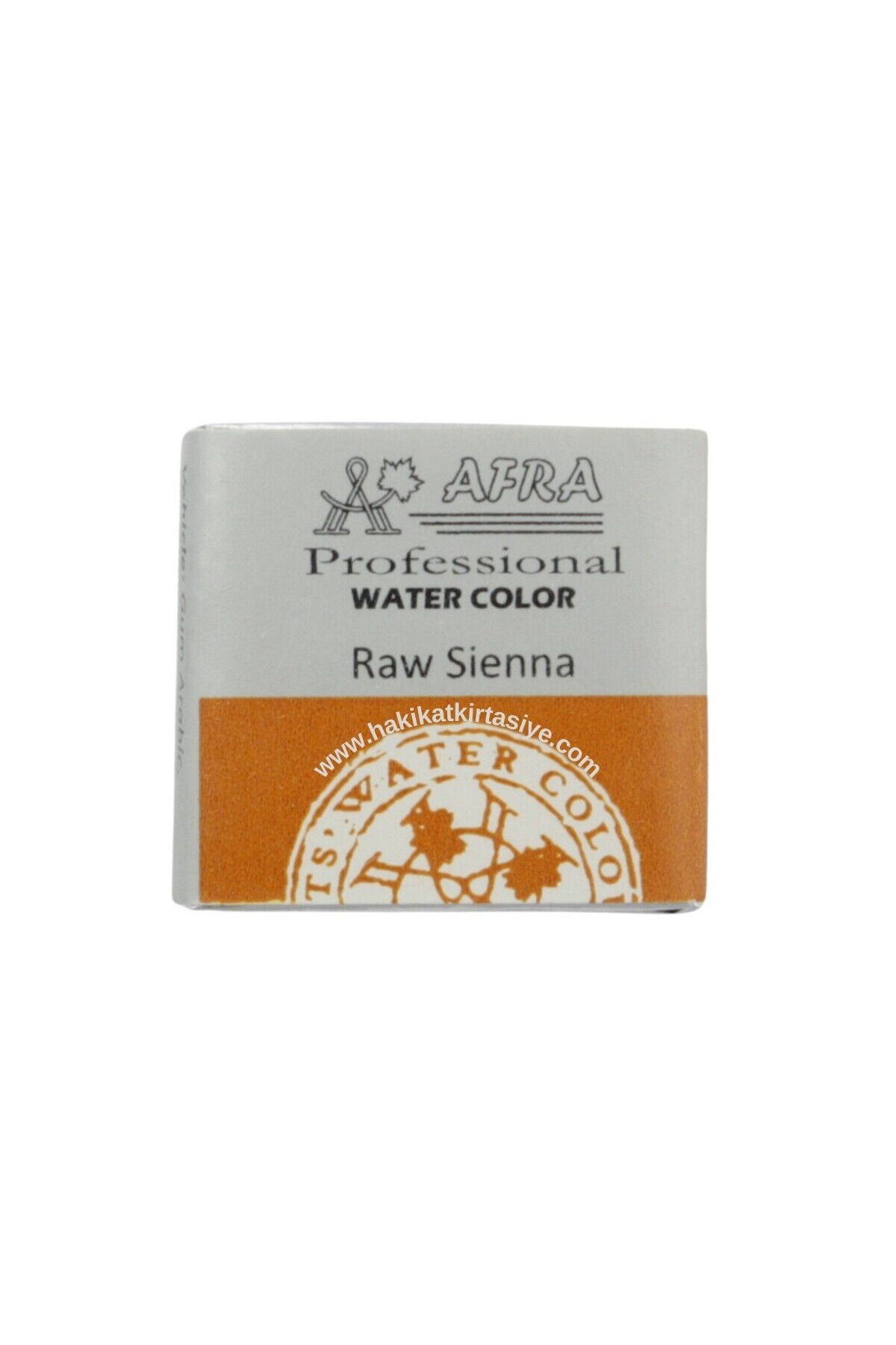 Afra Profesyonel Tam Tablet Sulu Boya 675 Raw Sienna