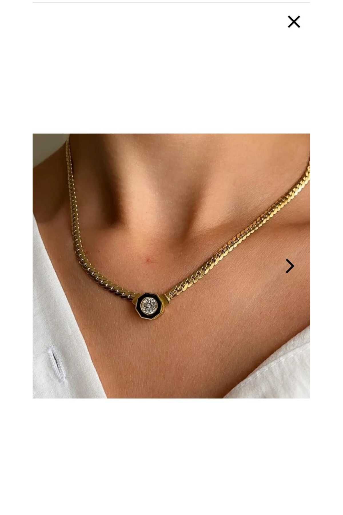 EMKSHOP ÇAĞLA ŞİKEL KOLYESİ ÇELİK