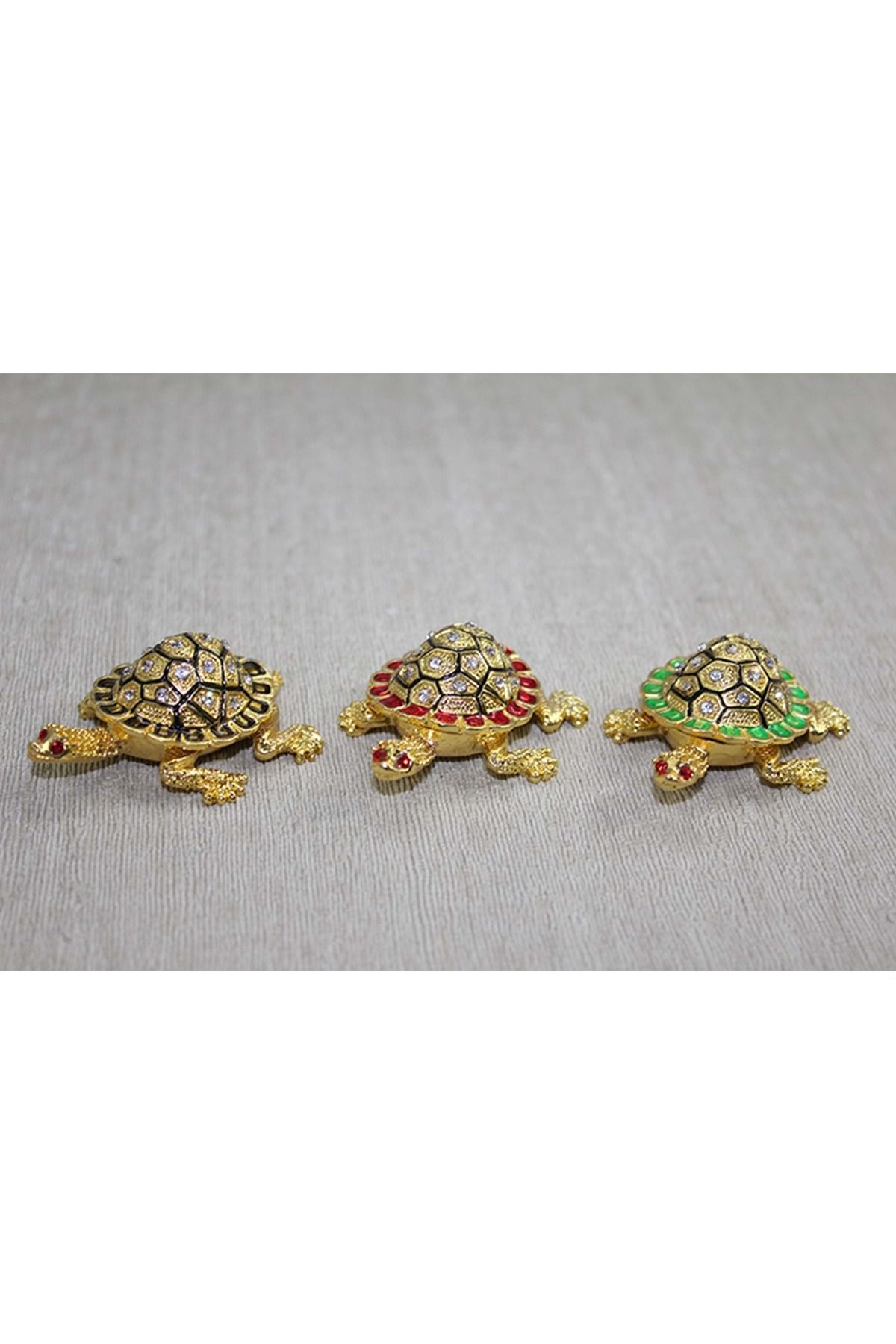 Store Sıvaroskı Minik Kaplumbağa Figürü 6,5 Cm