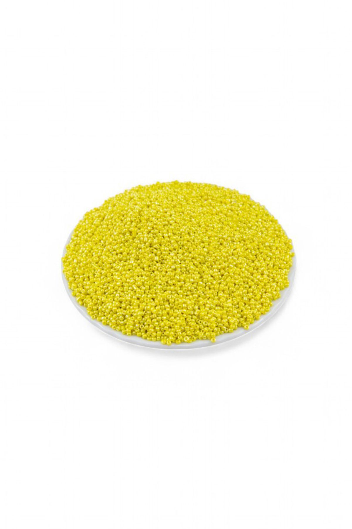 Serhat Aksesuar ve El İşçilik Pastel Sarı (11/0) 2 mm Kum Boncuğu 100 gr