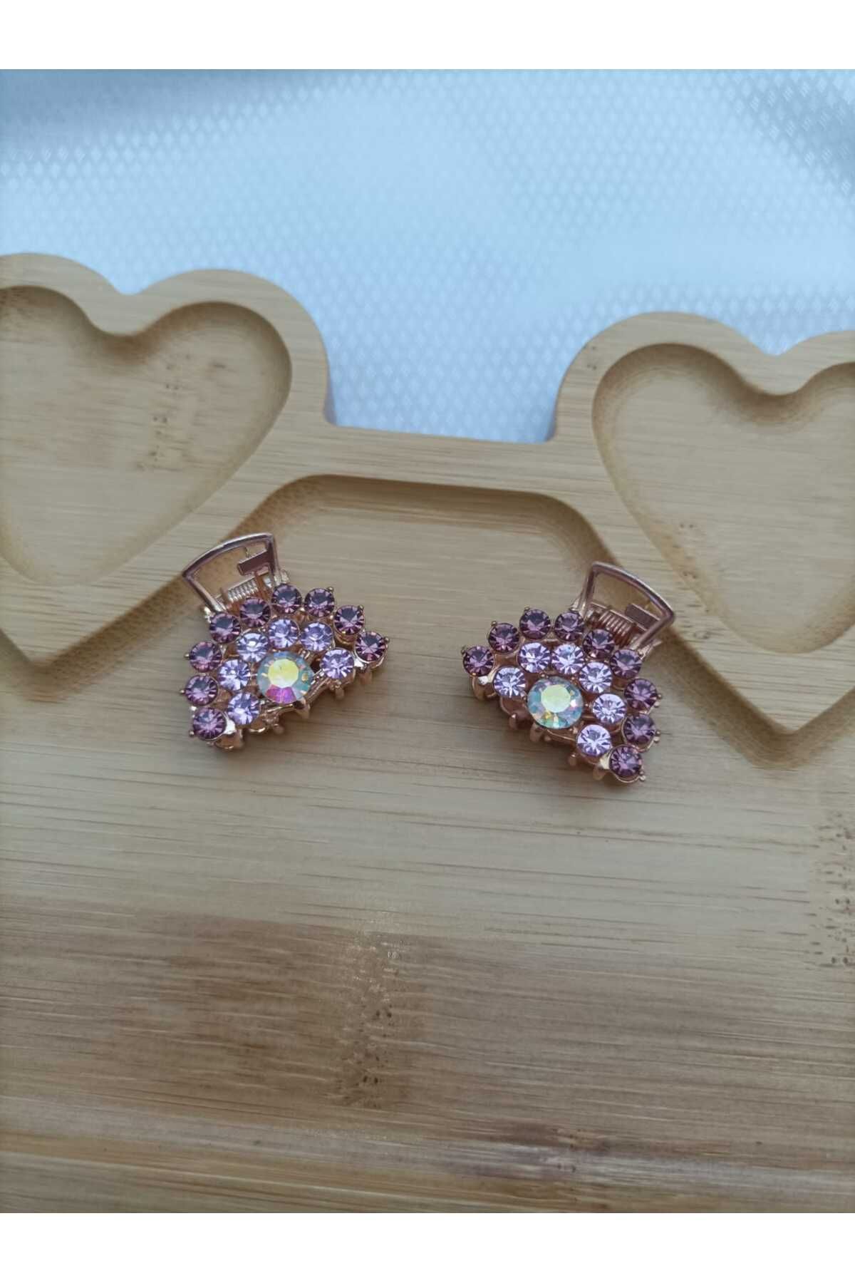JHTshop 2li Taşlı Mandal Toka Kadın* 2,5cm/ *2,5cm*