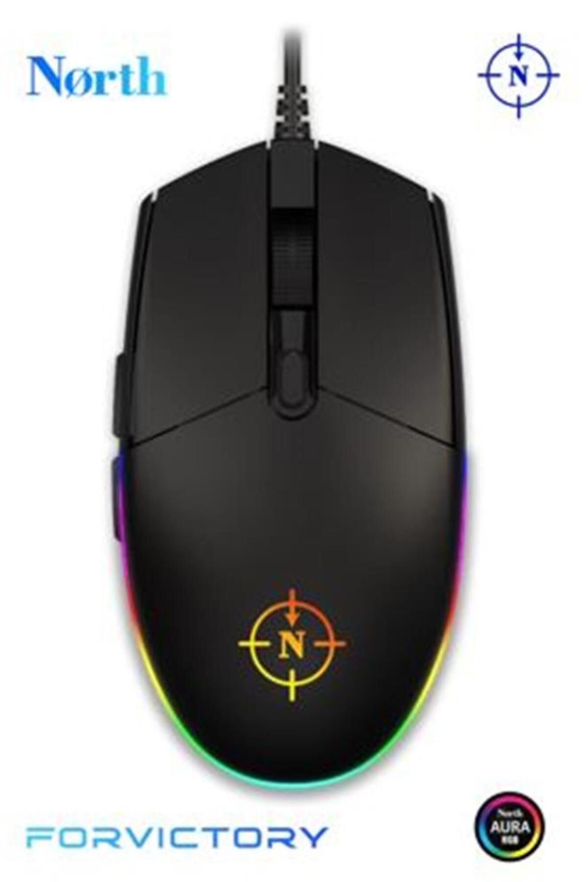 Vobotek Teknoloji North Combat RGB Kablolu Oyuncu Mouse
