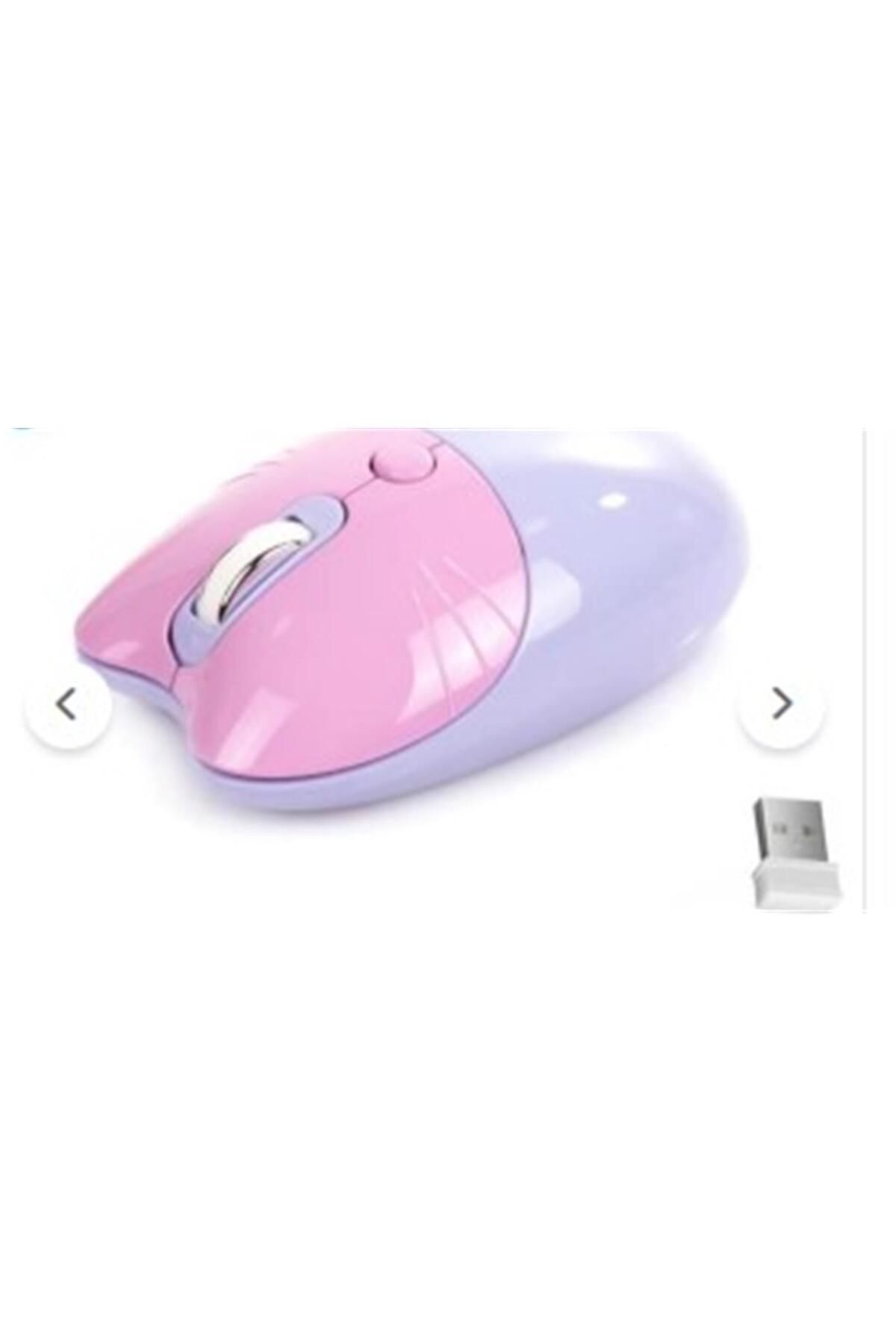 Vobotek Teknoloji Ndneed sevimli Kedi Kablosuz Mor Bluetooth Mouse