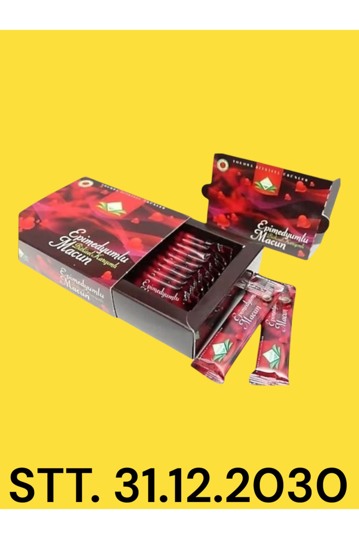 SEVİANA Themra bitkisel kuvvet mesir atom ginsengli epimedyümlü1 macun 12x12 gr stick paket