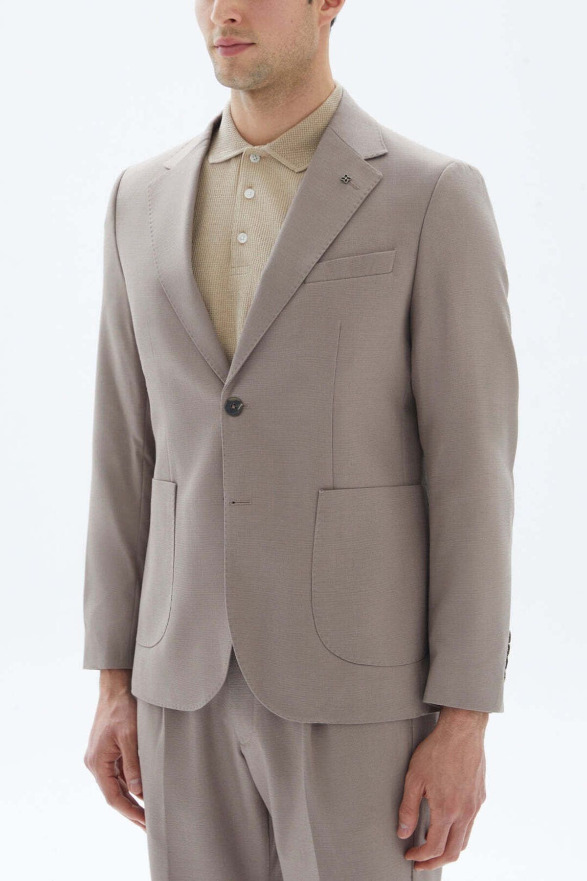 wecre8-Beige Patch Blazer By WECRE8 2