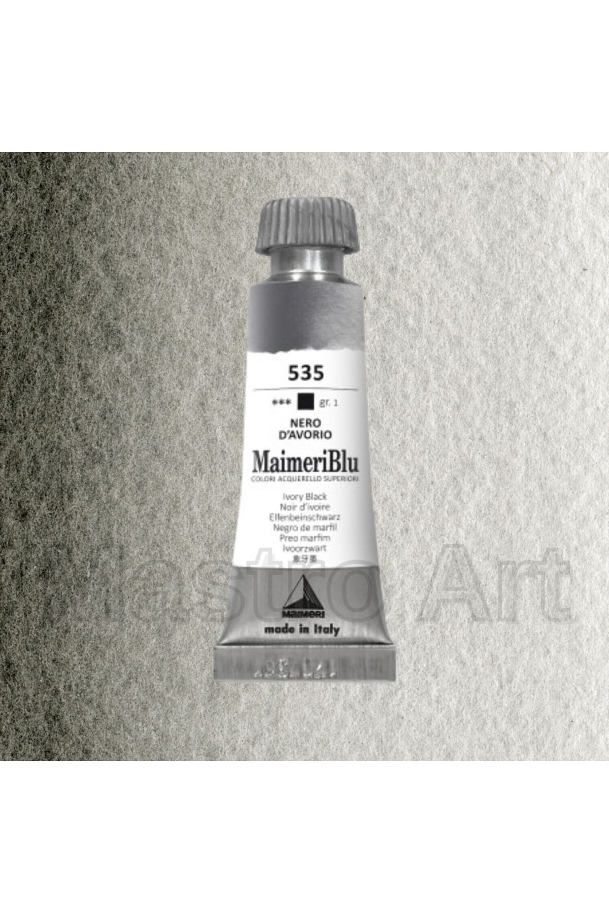 Maimeri Blu Pro Tüp Sulu Boya 12 ml S1 535 Ivory Black