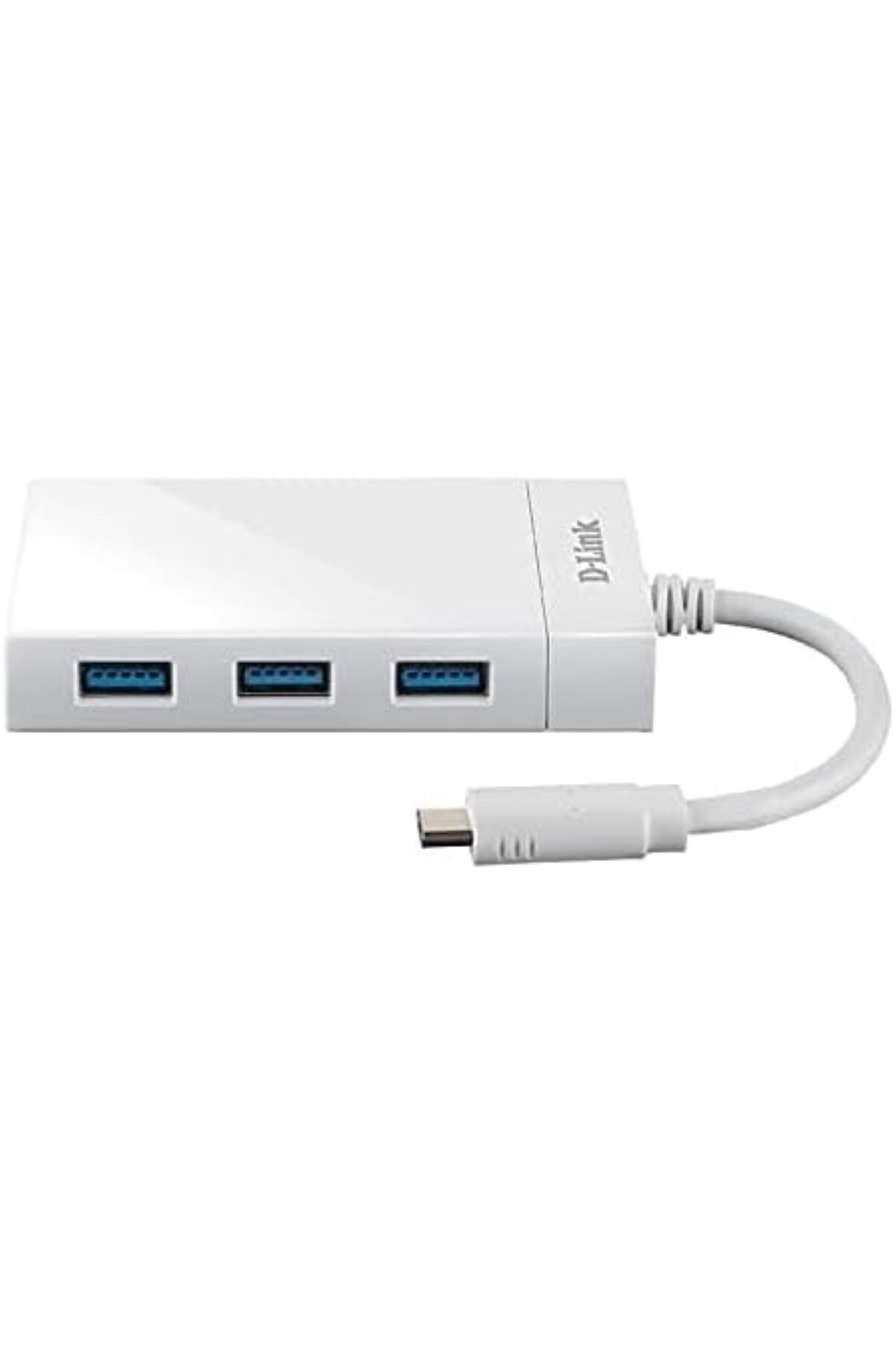 D-Link-Usb‑C To 3‑Port Usb 3.0 Hub, 1 Port Gigabit Ethernet Adapter Hub Dub-D410 1