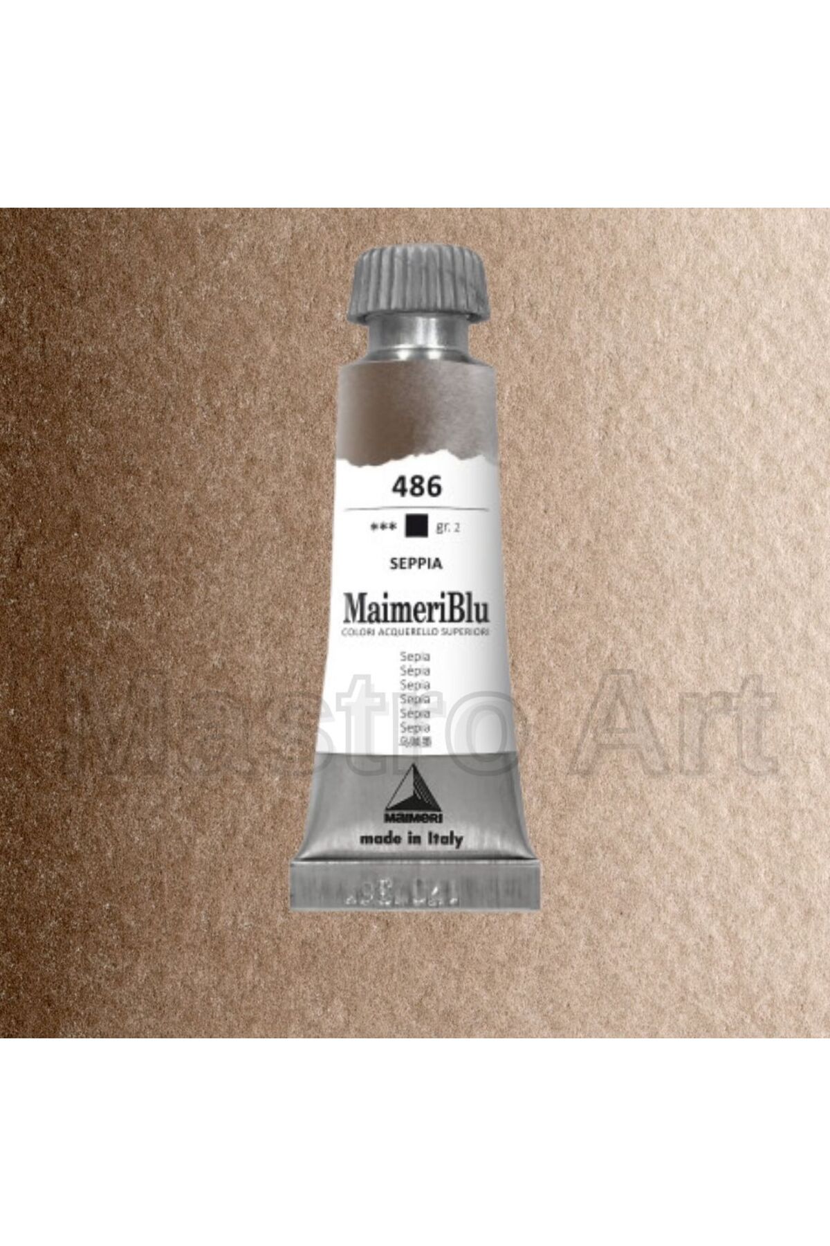 Maimeri Blu Pro Tüp Sulu Boya 12 ml S2 486 Sepia