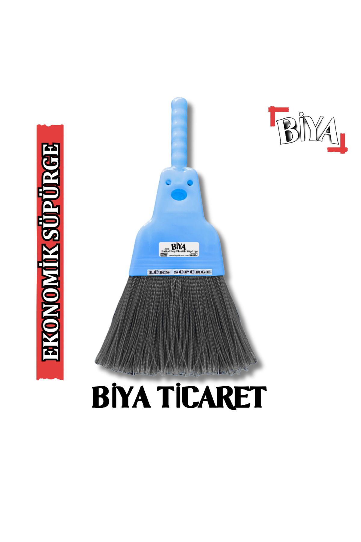 BİYA Battal Boy Plastik Süpürge