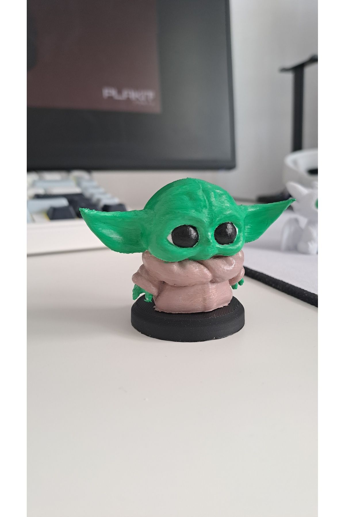 Gonulella 3D Yoda Figür Star Wars Bebek Yoda Biblo Dekor Figür 5 Cm