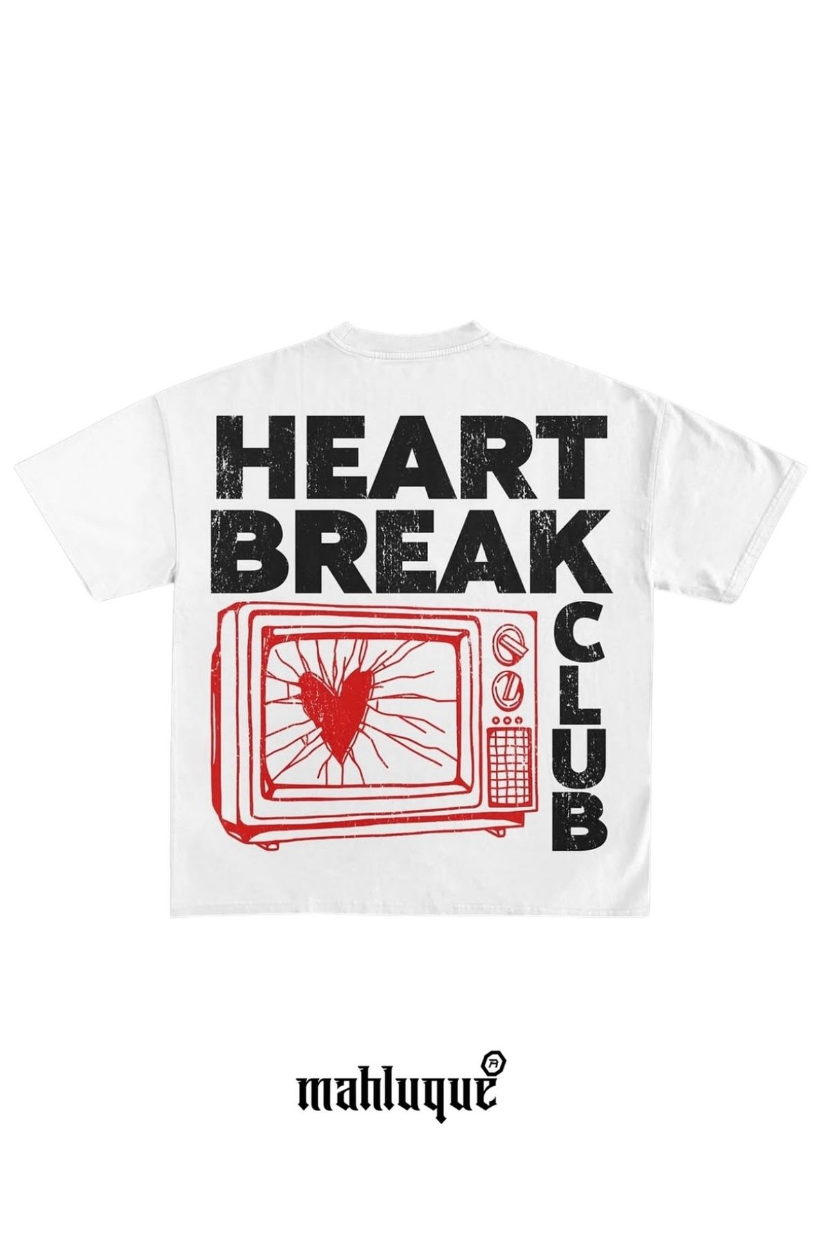 MOREJHN Heartbreak Club Oversize T-Shirt