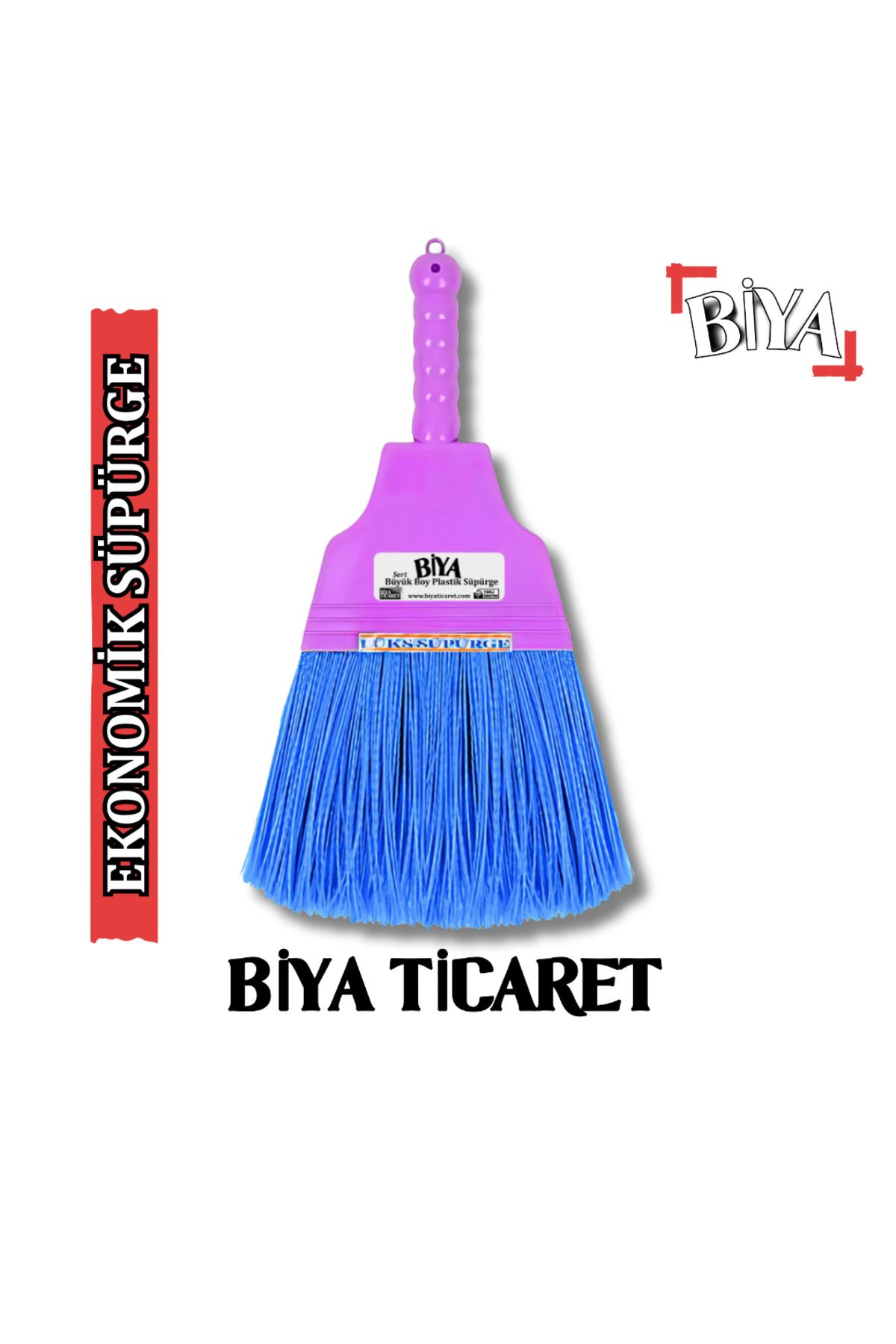 BİYA Büyük Boy Plastik Süpürge