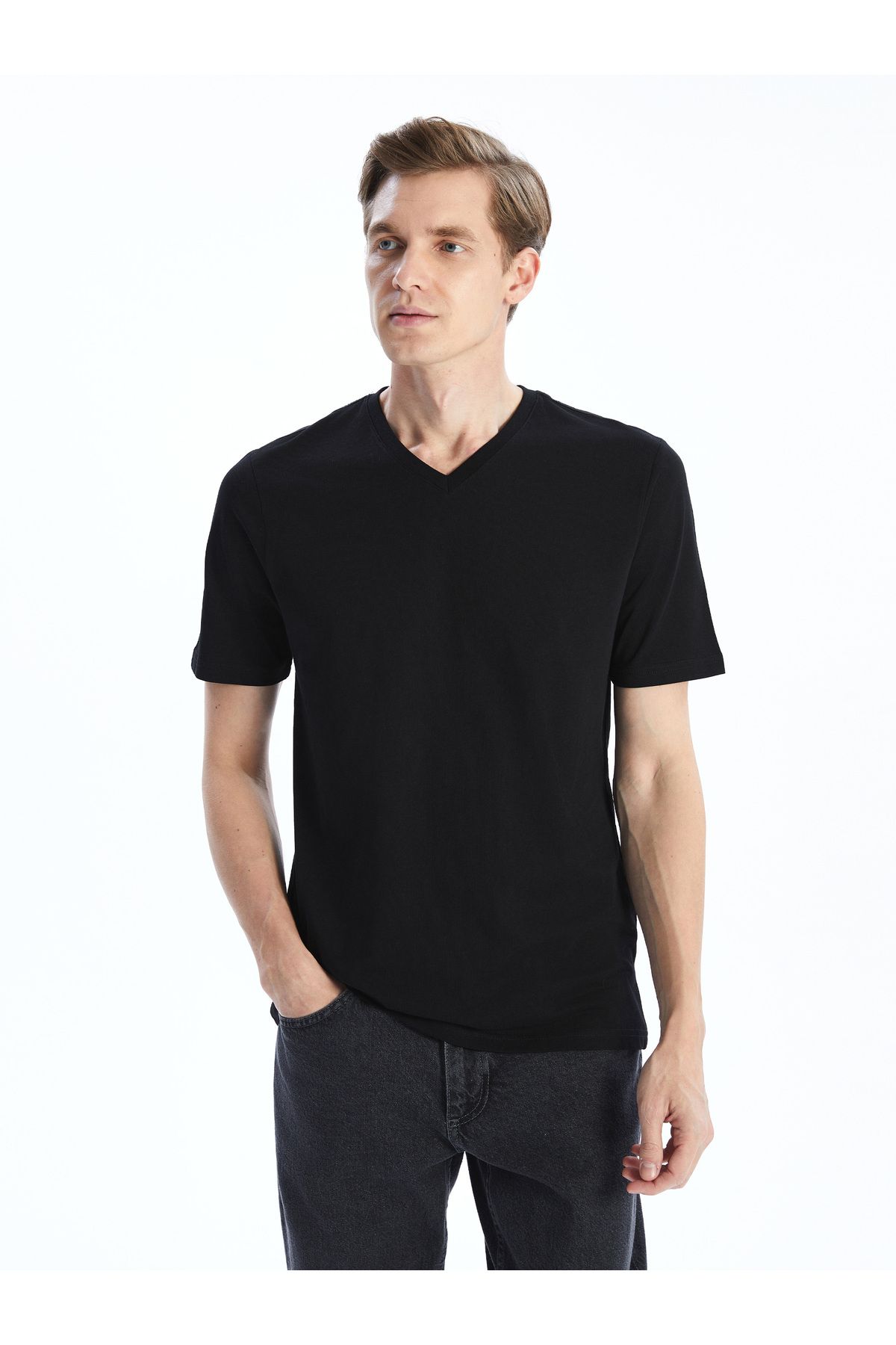 LC Waikiki Bisiklet Yaka Tavşan Baskılı Kadın Crop