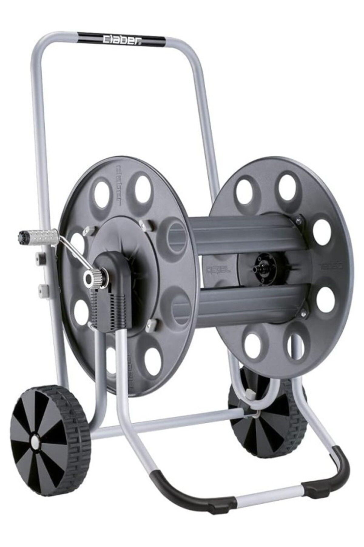 ShopZum Claber 8894 Metal Gemını Hortum Arabası, Metal Yapı