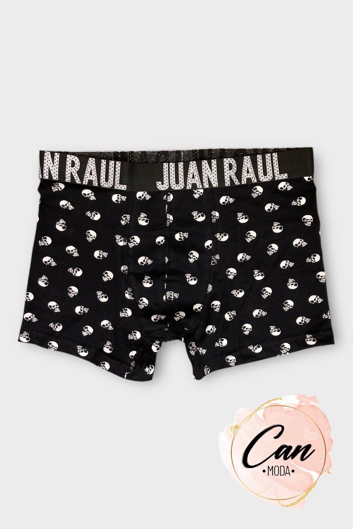 CANMODA Skull Style Desenli - %95 Pamuklu Erkek Boxer - DB248