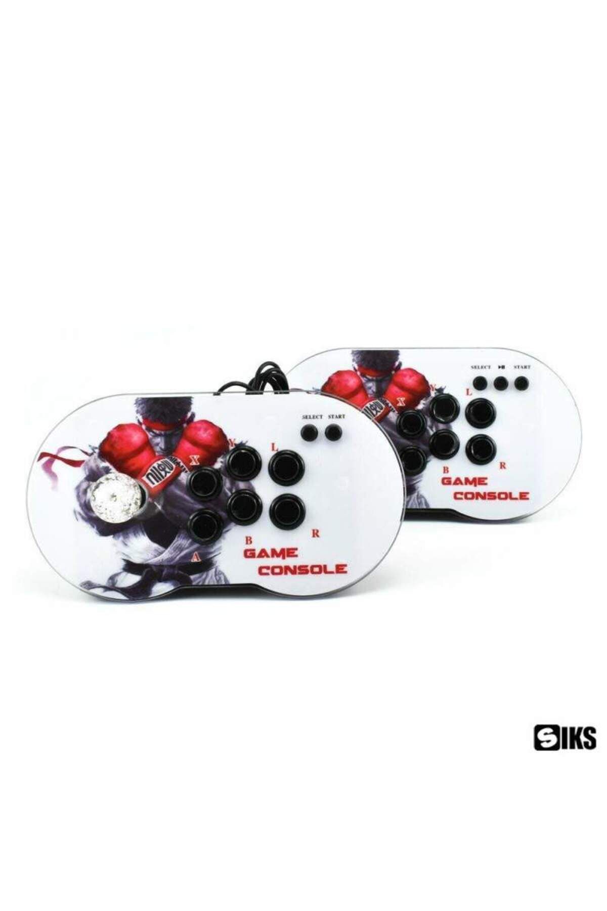 SIKS-Set of 2 x SIKS Game Console, Interconnectable, Classic Games Included, TF Card Compatible 2