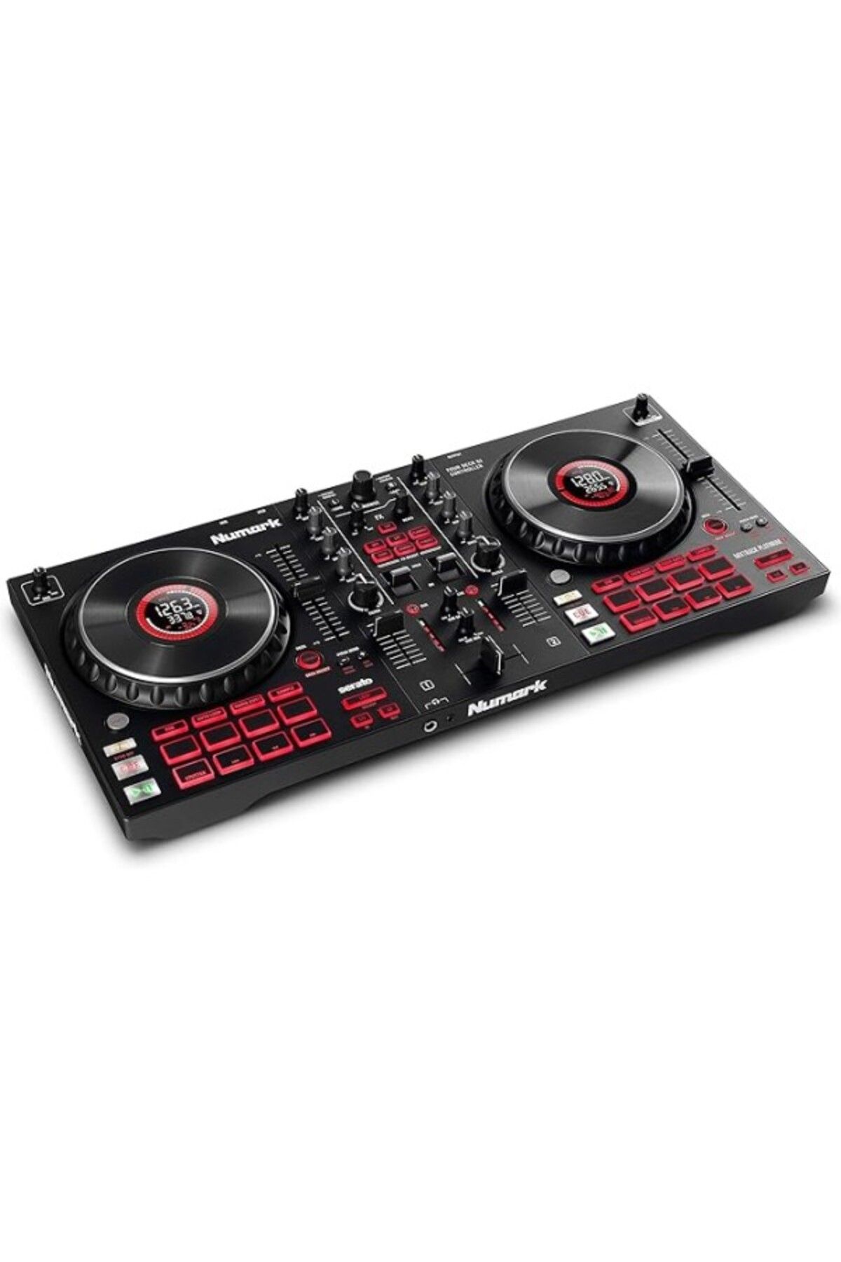 ShopZum Numark Mixtrack Platinum Fx - 4 Kanal Dj Kontrol Cihazı, 24 Bit Ses, Kulaklık Çıkış, Ses Kartlı, 4