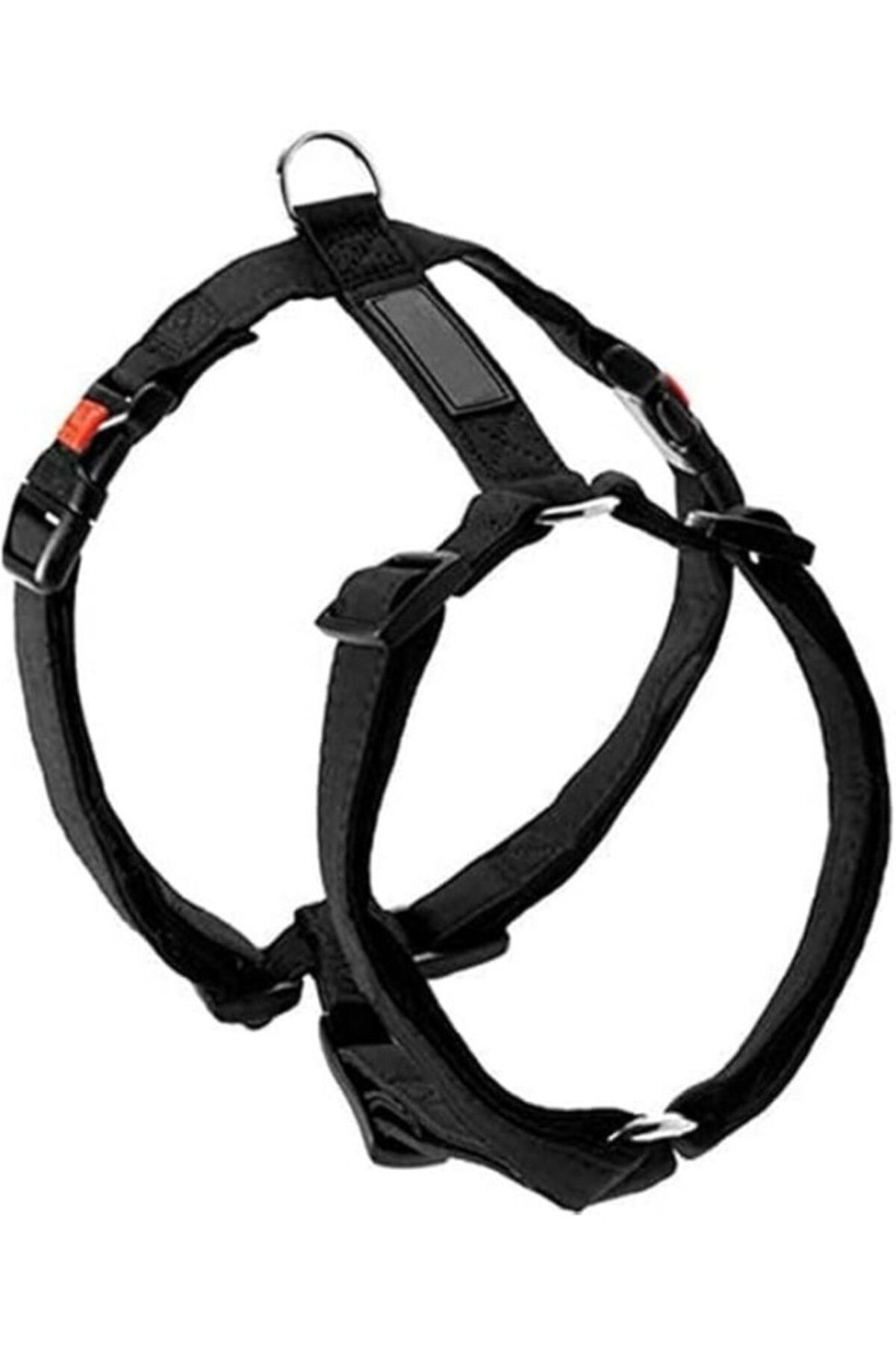 ShopZum Karlie Teflon Kilitli Göğüs Tasması, 45-70 Cm, Siyah