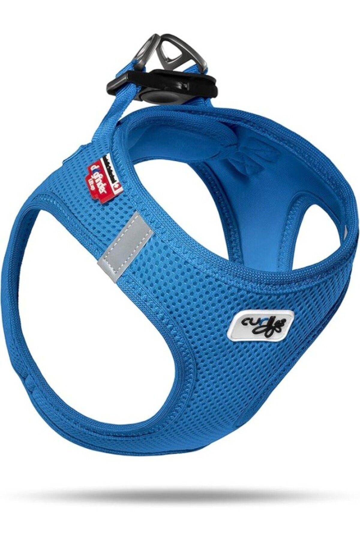 ShopZum Curli Yelek Harness Hava Mesh Mavi 2Xs