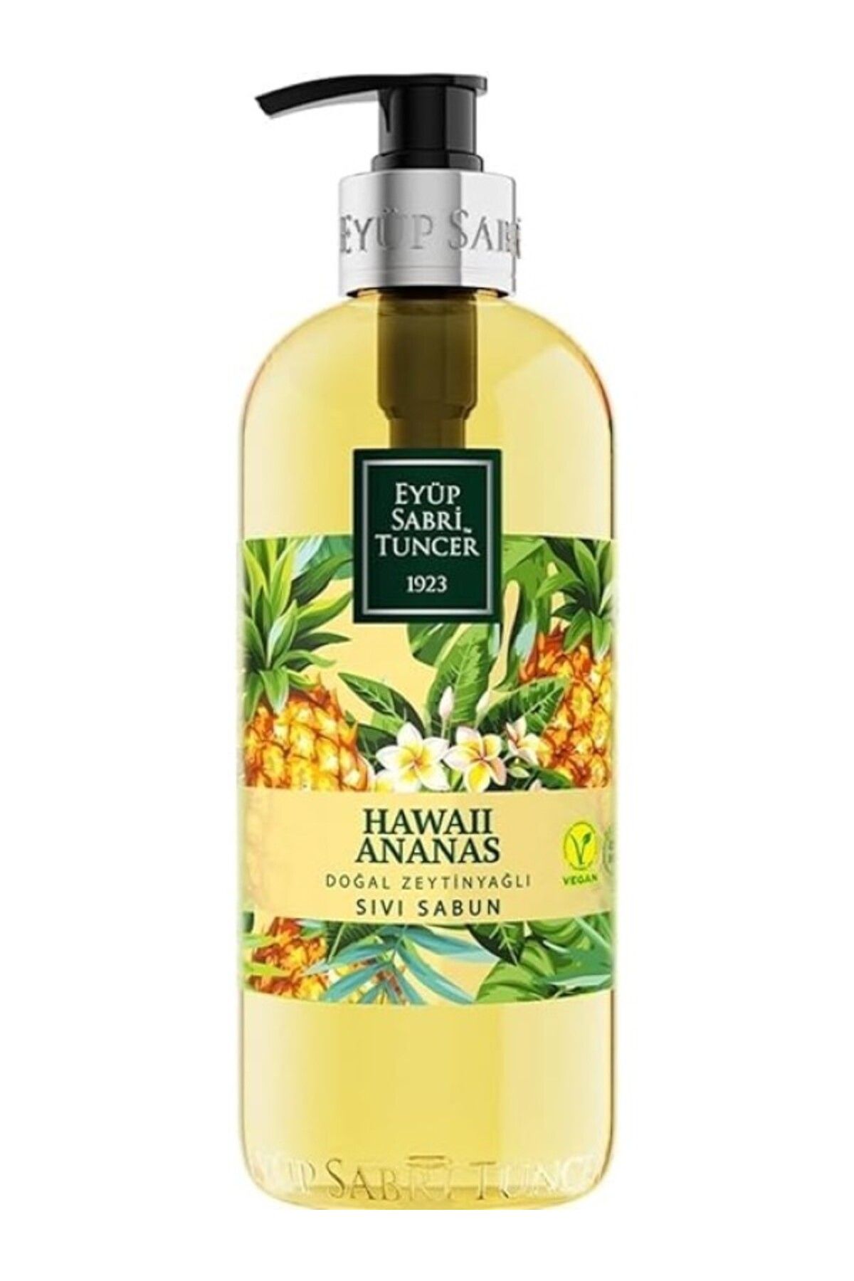 ShopZum Eyüp Sabri Tuncer Doğal Zeytinyağlı Sıvı Sabun Hawaıı Ananas (500 Ml)