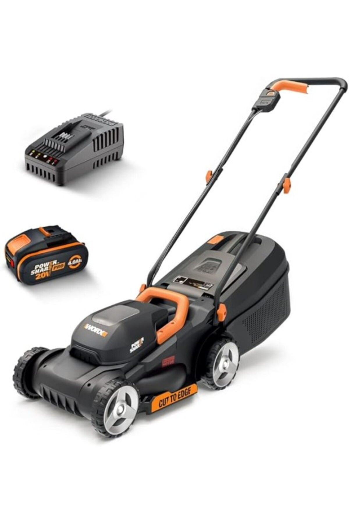 ShopZum Worx Wg730e 20volt 4.0ah. Li-ıon 30cm Profesyonel Kömürsüz Şarjlı Çim Biçme