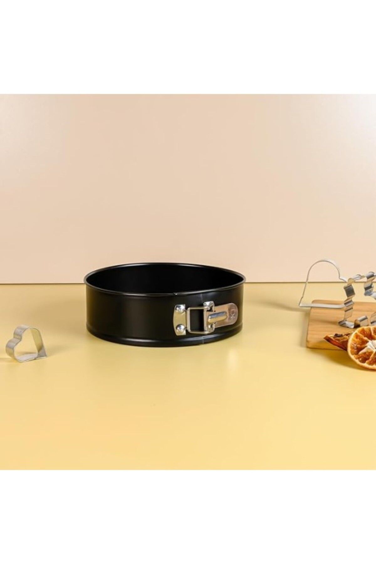 ShopZum Guardini Kelepçeli Kek Kalıbı Granit Kırmızı 22 Cm