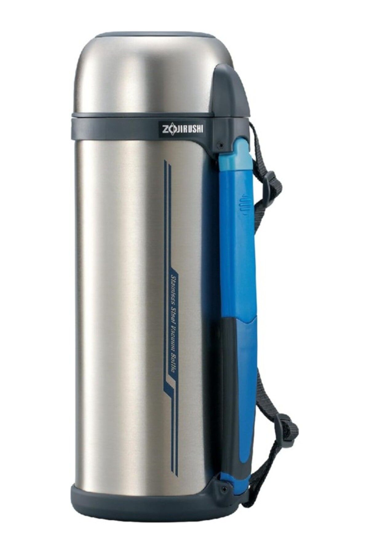 ShopZum Zojirushi Sf-cc20 Termos Matara, 2 L, Paslanmaz Çelik, 6 Saat Sıcak &amp; Soğuk, Üniseks, Gümüş