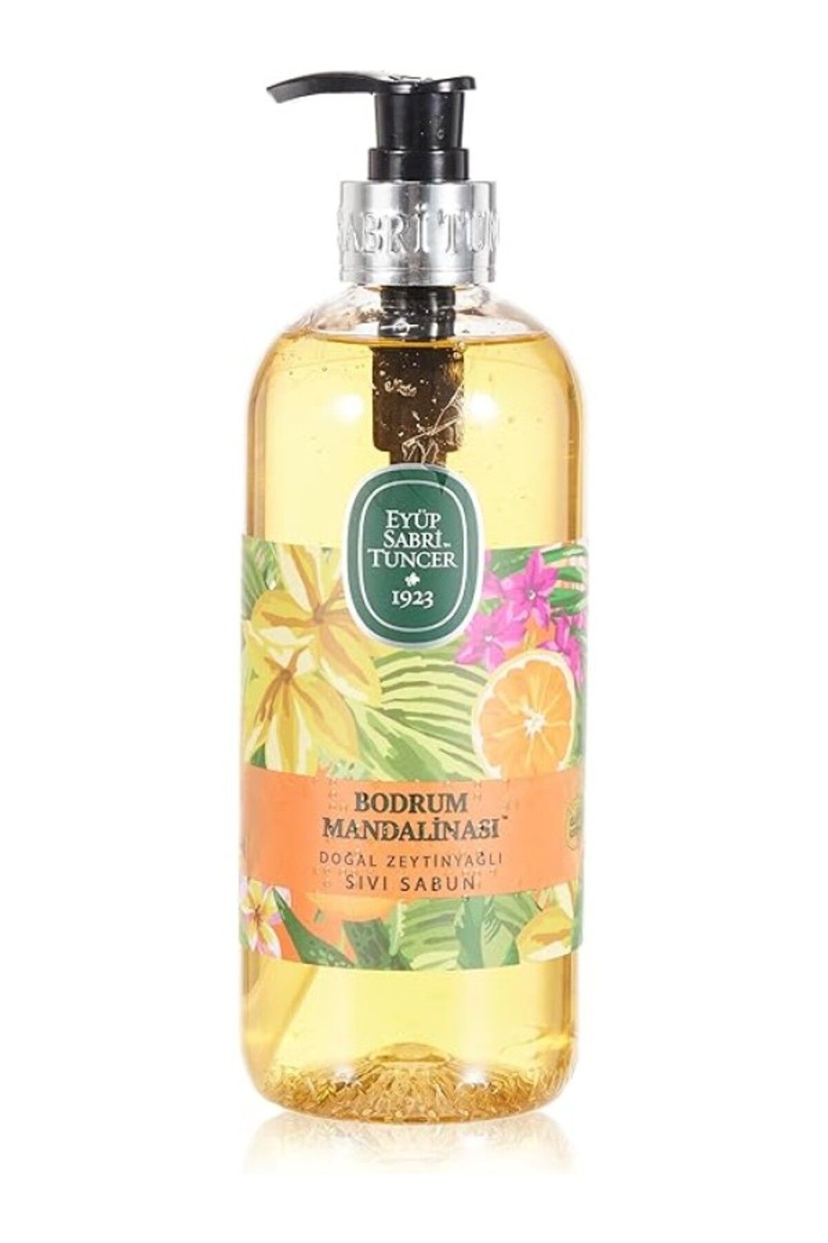 ShopZum Eyüp Sabri Tuncer Doğal Zeytinyağlı Sıvı Sabun Bodrum Mandalinasi Pet Şişe (500 Ml)