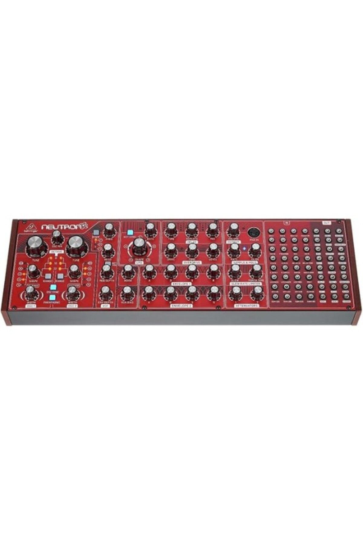 ShopZum Behringer Neutron Yarı Modüler Synthesizer, Kırmızı