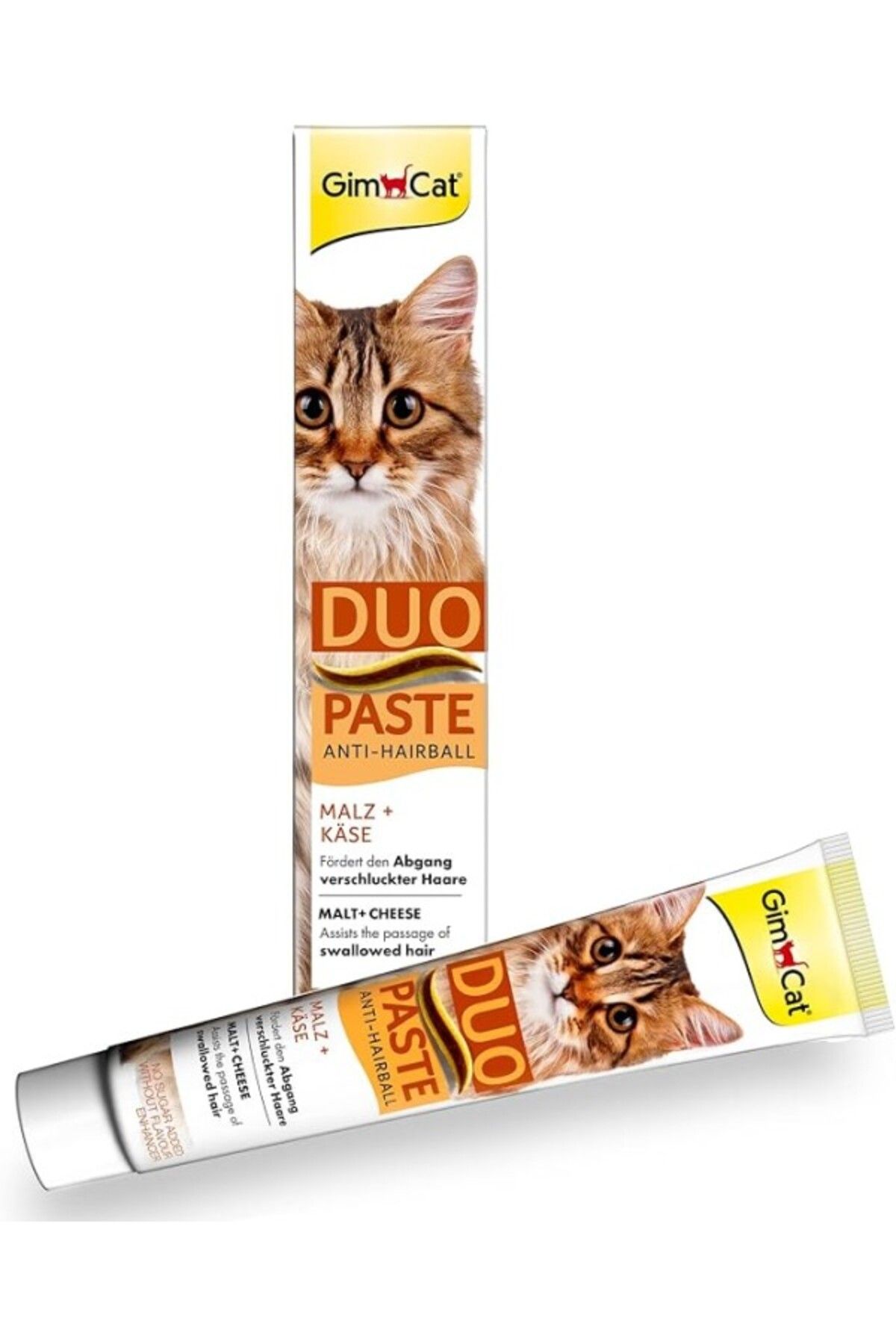 ShopZum Gimcat Anti-hairball Duo, Kedi Macunu, Peynir Malt, 50 gr