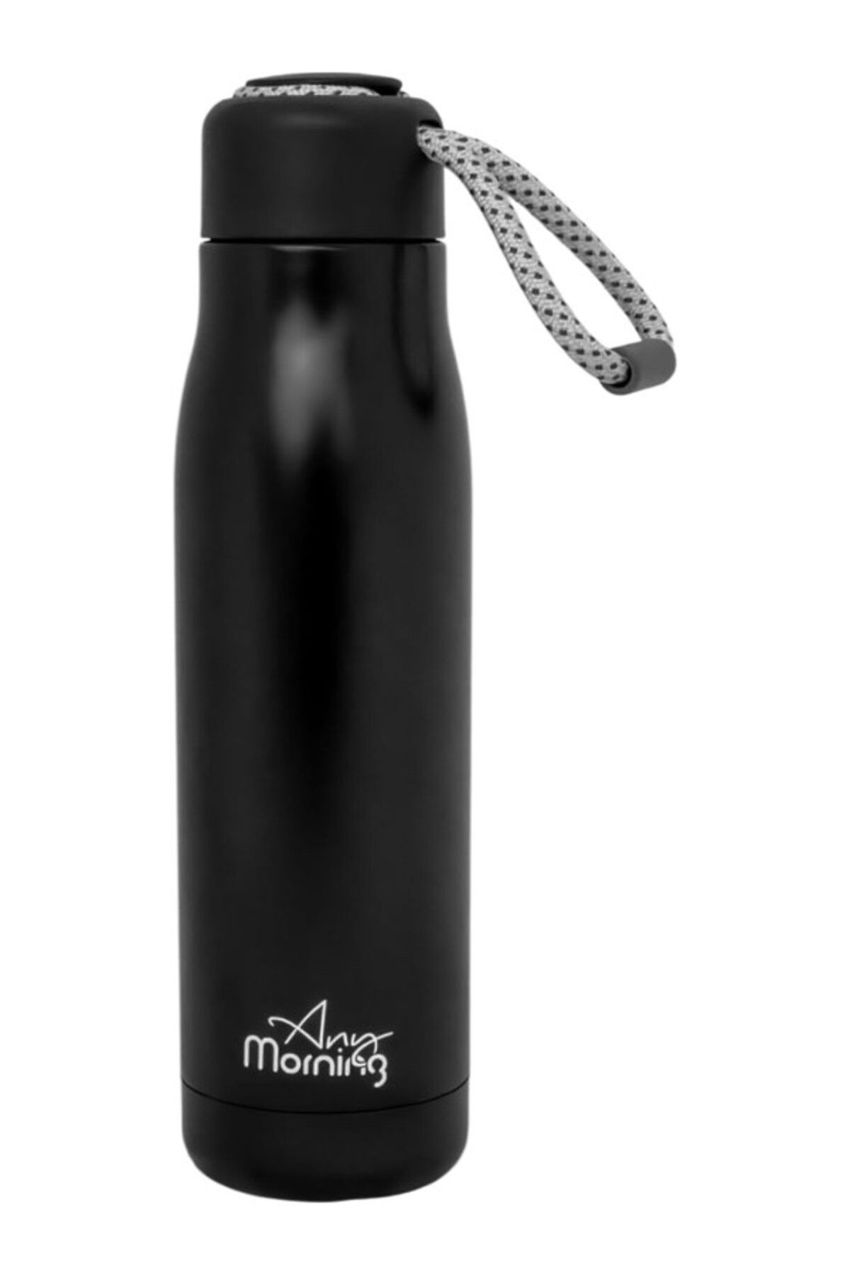 ShopZum Any Morning Ba21547 Paslanmaz Çelik Termos 600 Ml Siyah, Çift Duvar Yalıtımlı, Sızdırmaz Kapak