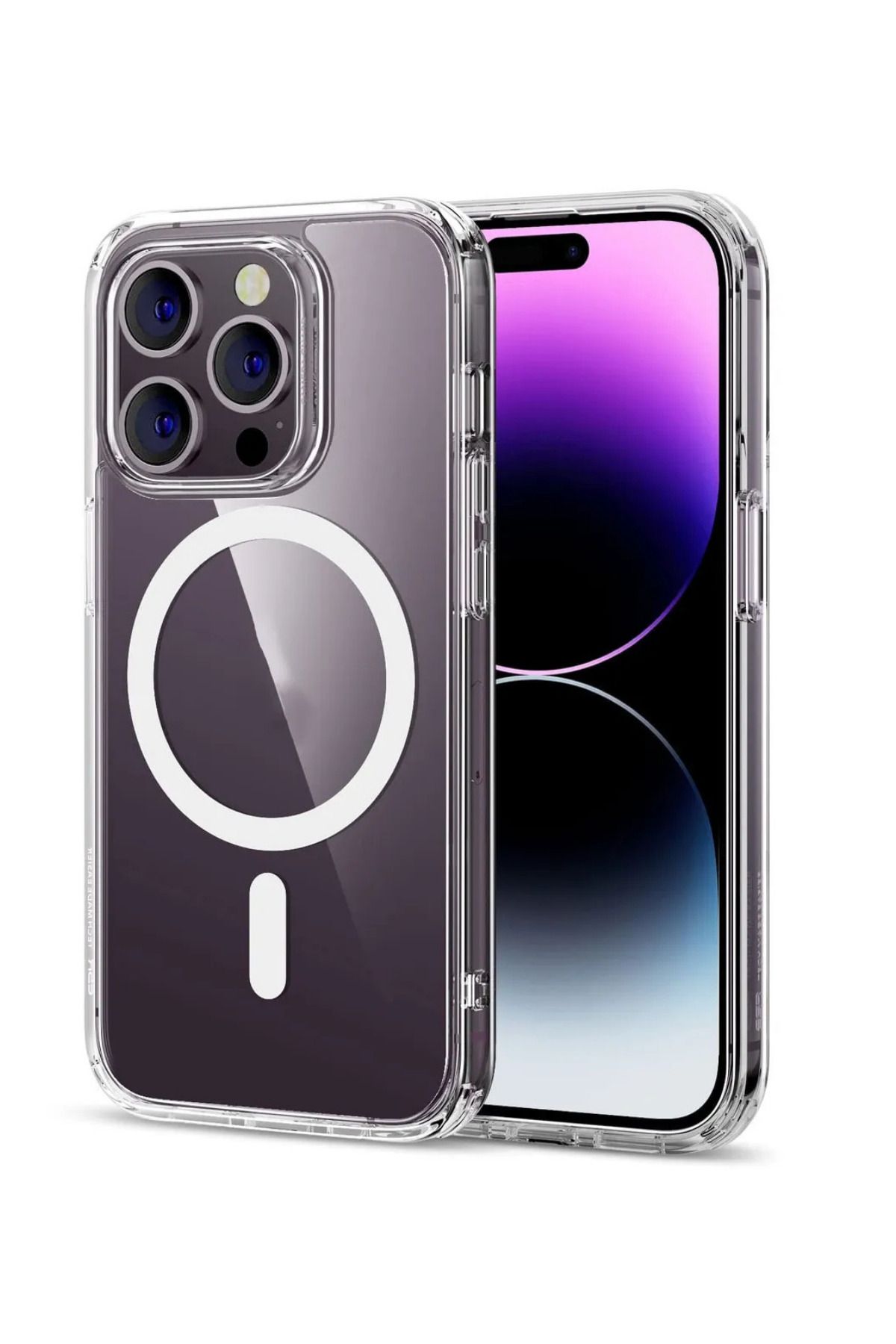 WUNİT İphone 14 PRO MAX Uyumlu Kılıf Kablosuz Şarj Magsafe Wireless Köşe Korumalı Darbe Emici Airbag