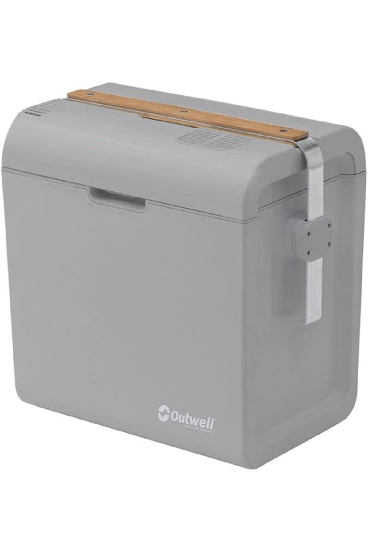ShopZum Outwell Ecolux 24 Litre Açık Gri 12V/230V Buz Dolabı