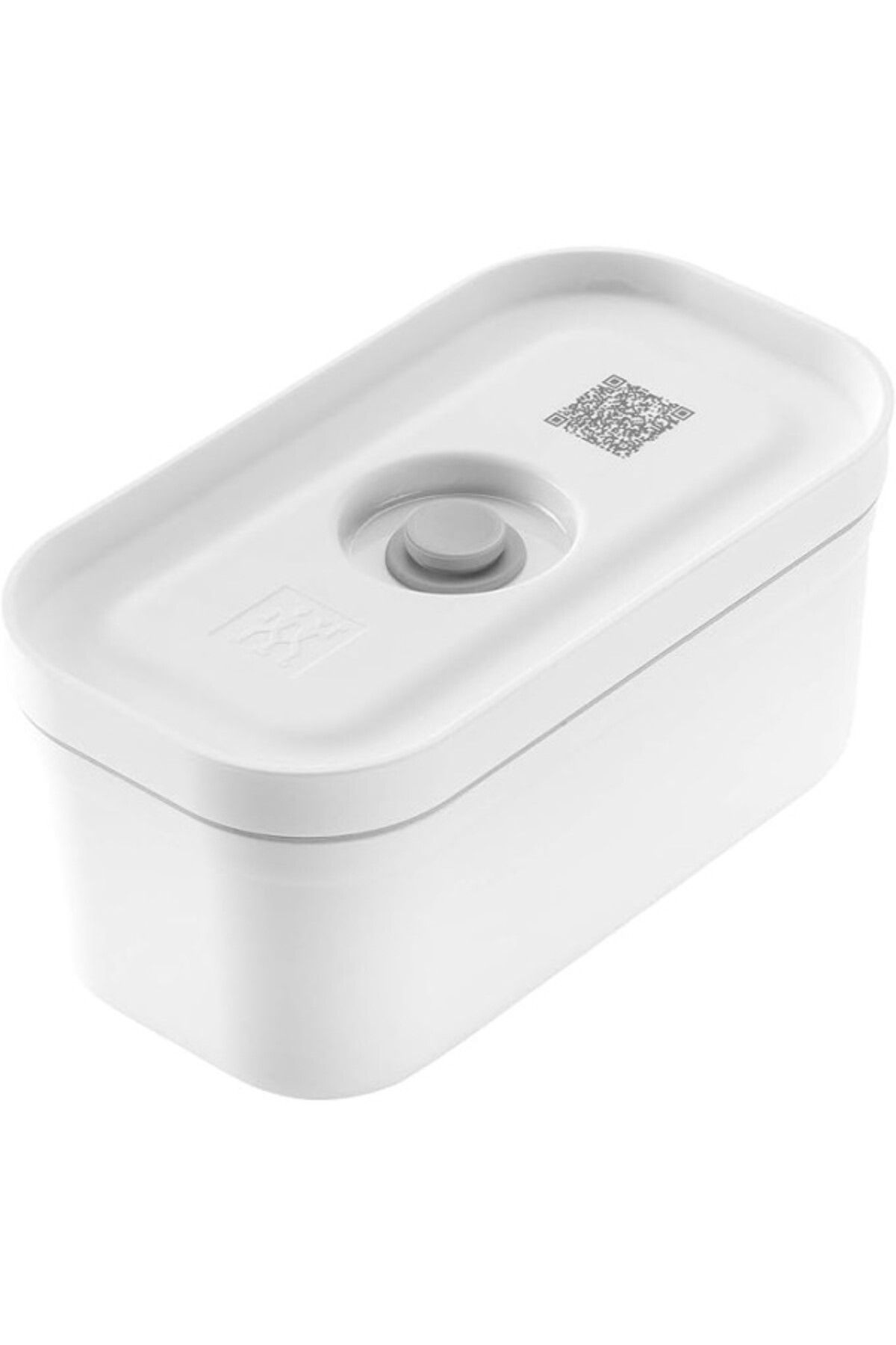 ShopZum Fresh &amp; Save Vakumlu Yemek Taşıma Kabı, S, Plastik, Beyaz-gri