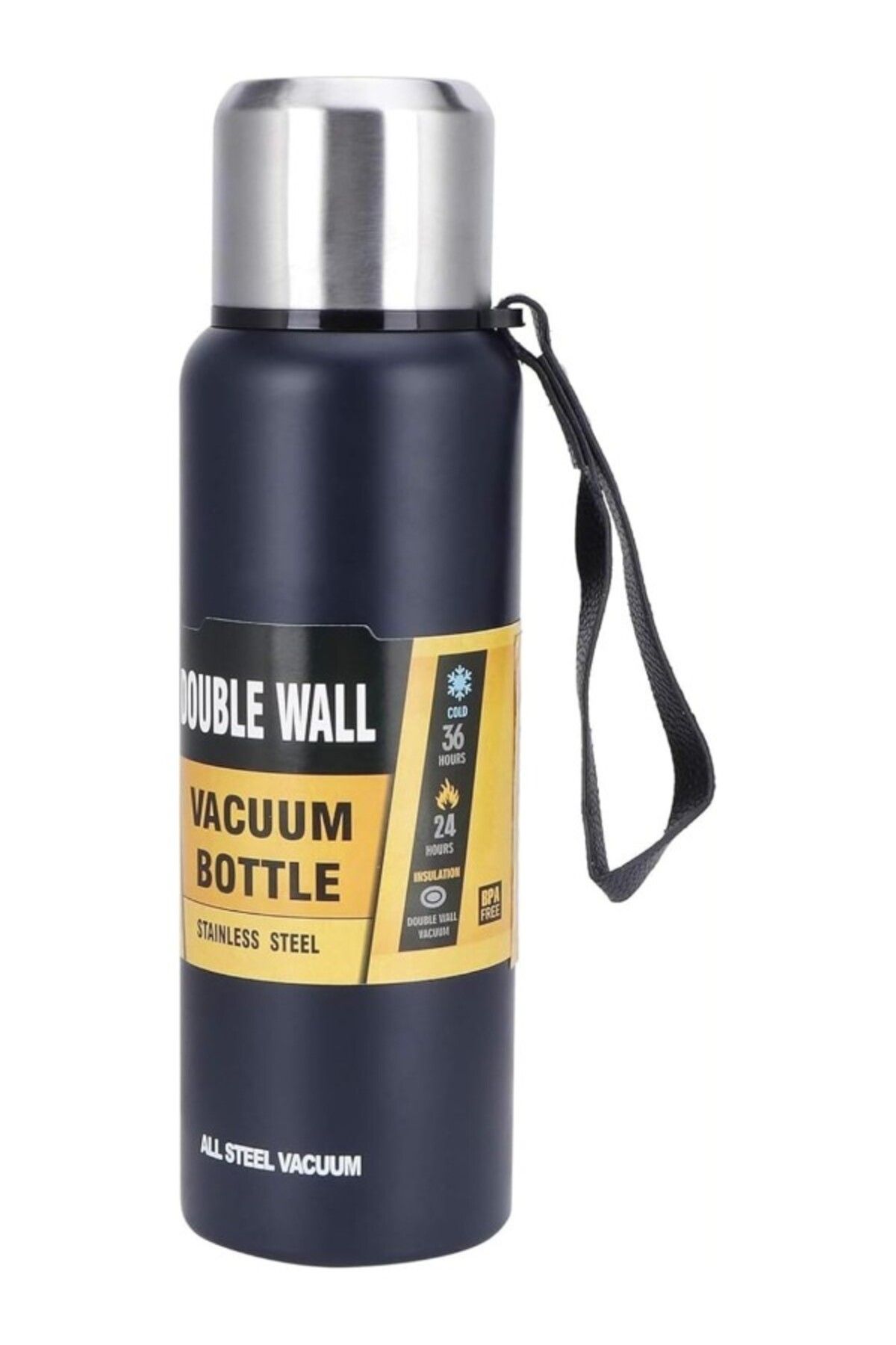 ShopZum Perlotus 304 L Çelik 750 Ml Vakumlu Lacivert Kamp Ve Piknik Termosu