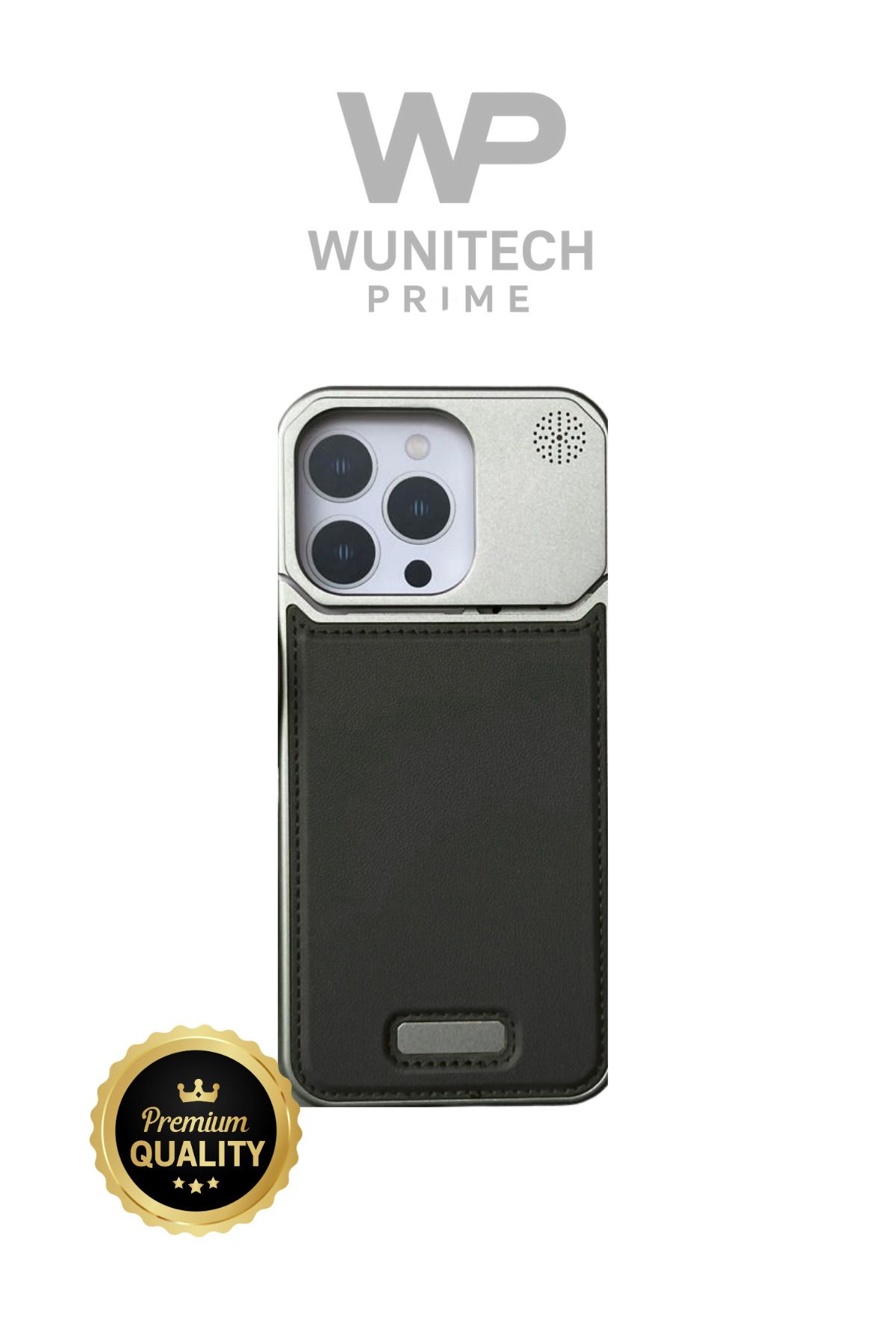 WUNİT Iphone 16 PRO MAX Uyumlu Krom Kaplama Premium Desenli Özel Tasarım Kılıf