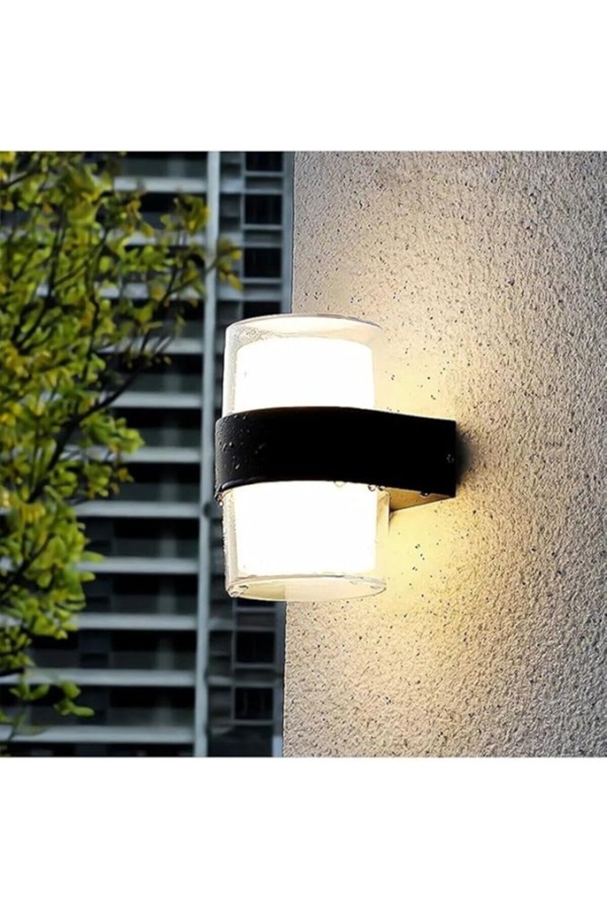 ShopZum Ucuz Geldi Silindir Led Aplik 12 Watt Gün Işığı 3200K İç Mekan Ve Dış Mekan Cata Bora Led Aplik Ip5