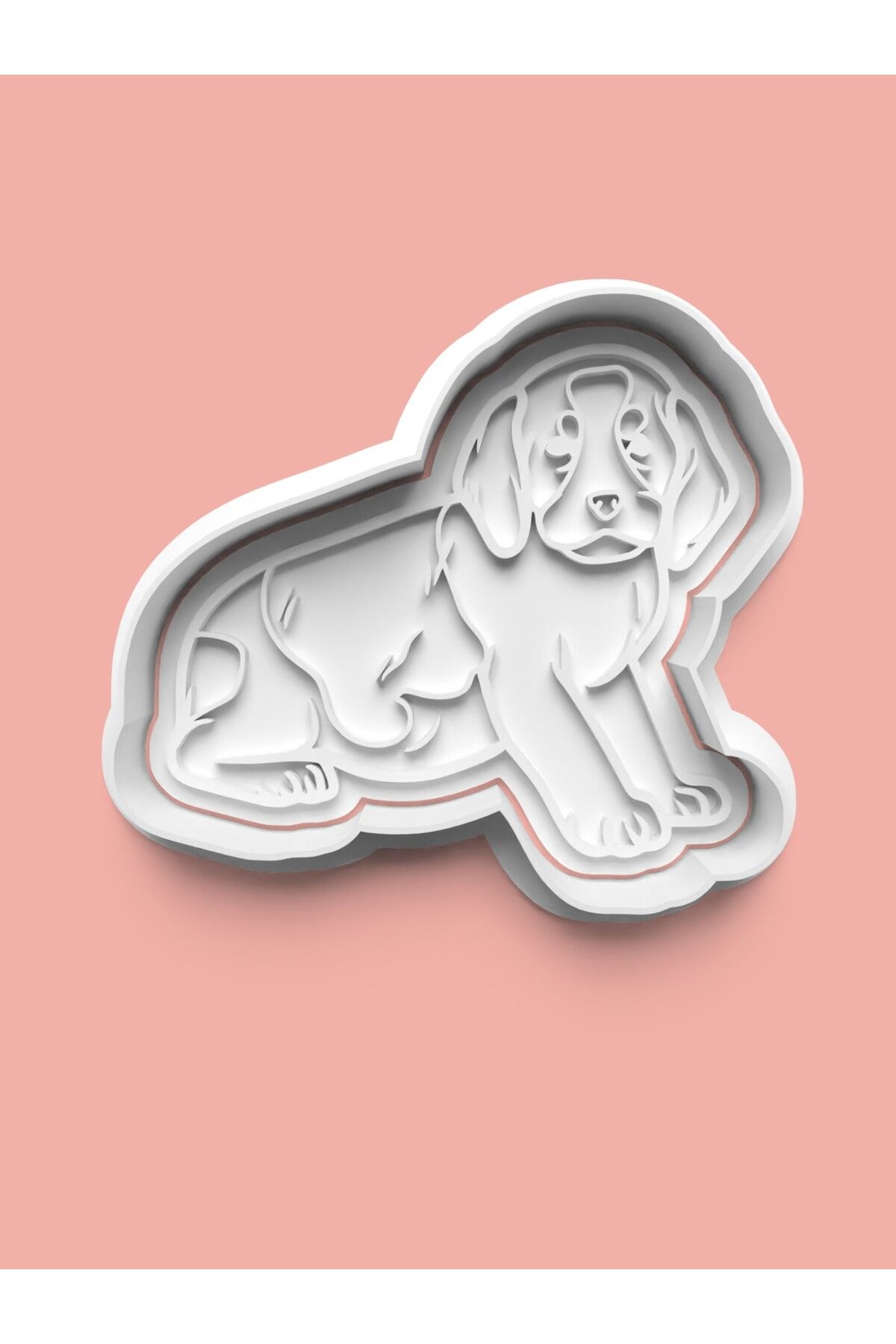 AKTASTORE English Springer Spaniel Köpek Figürü Kurabiye Kalıbı Ve Şeker Hamuru Kalıbı